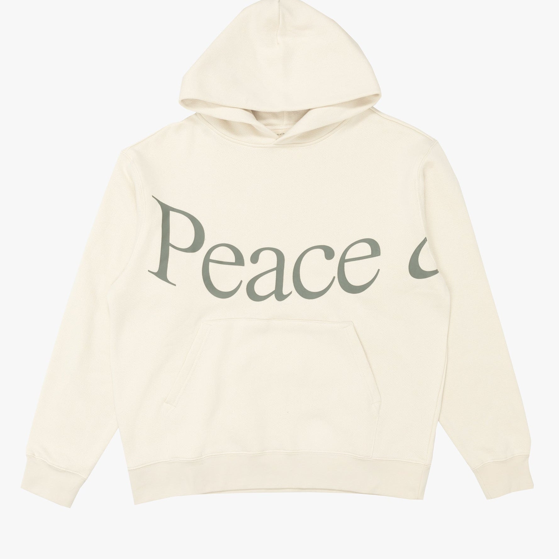 Jumbo Wordmark Hoodie Bone