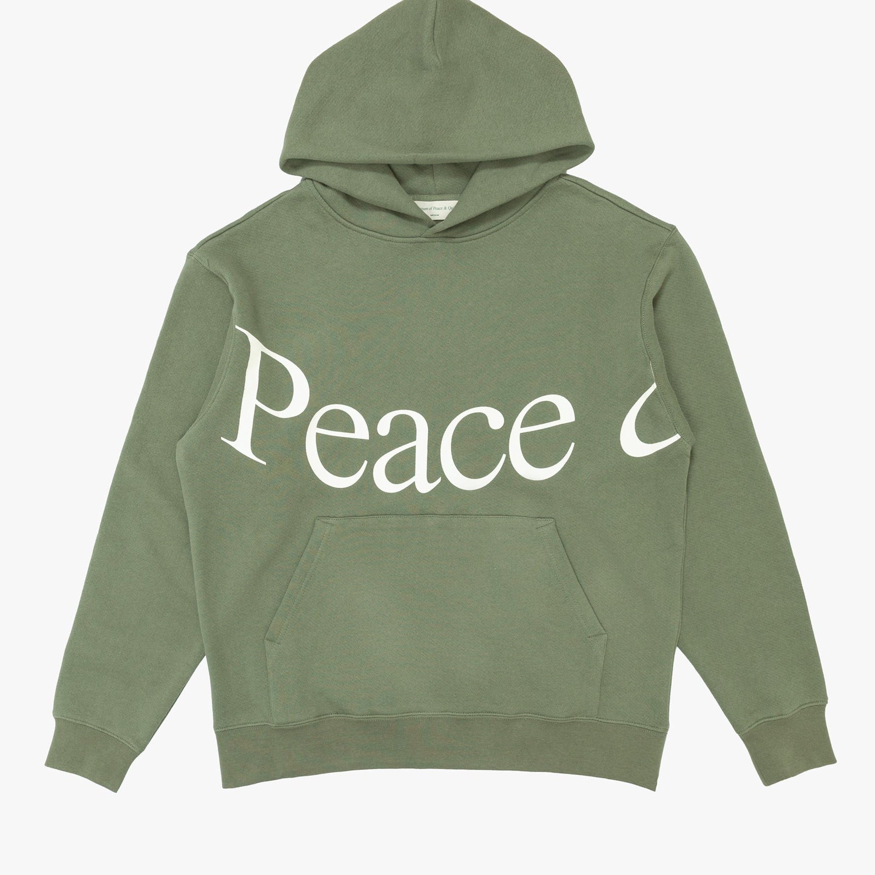 Jumbo Wordmark Hoodie Olive