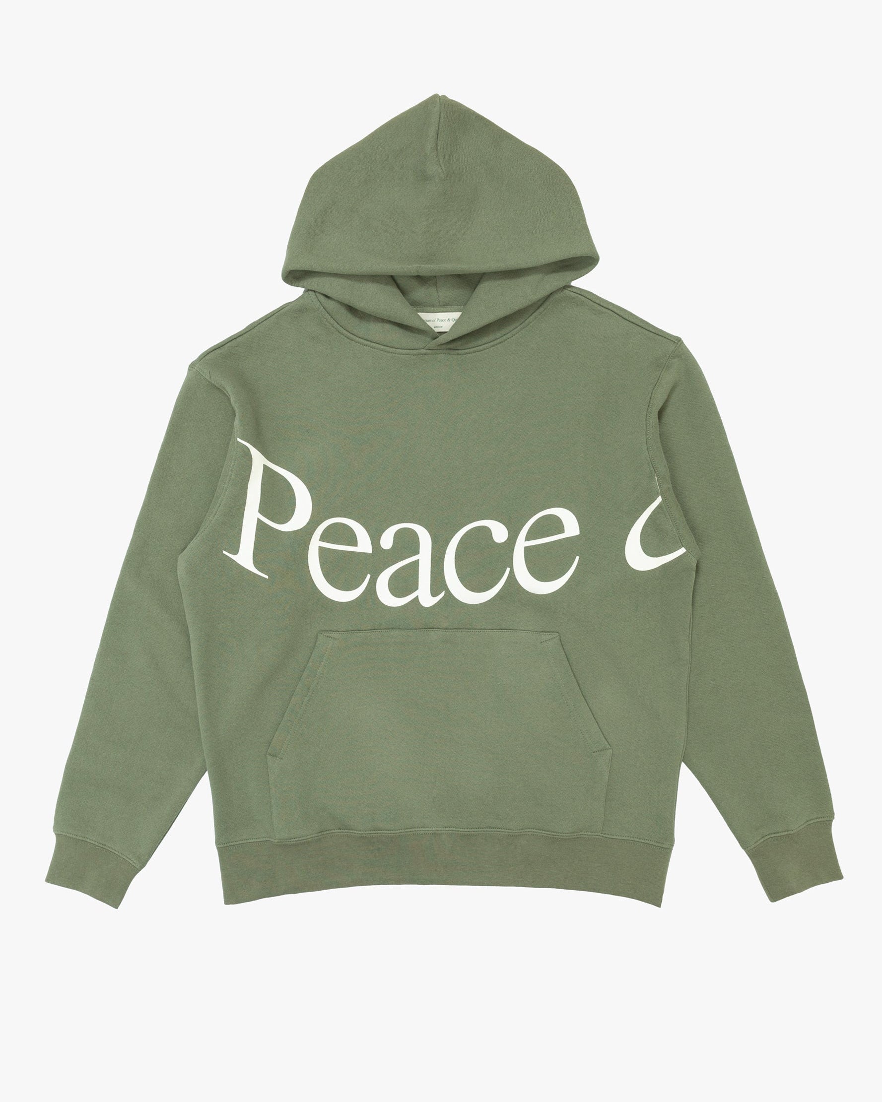 Jumbo Wordmark Hoodie Olive
