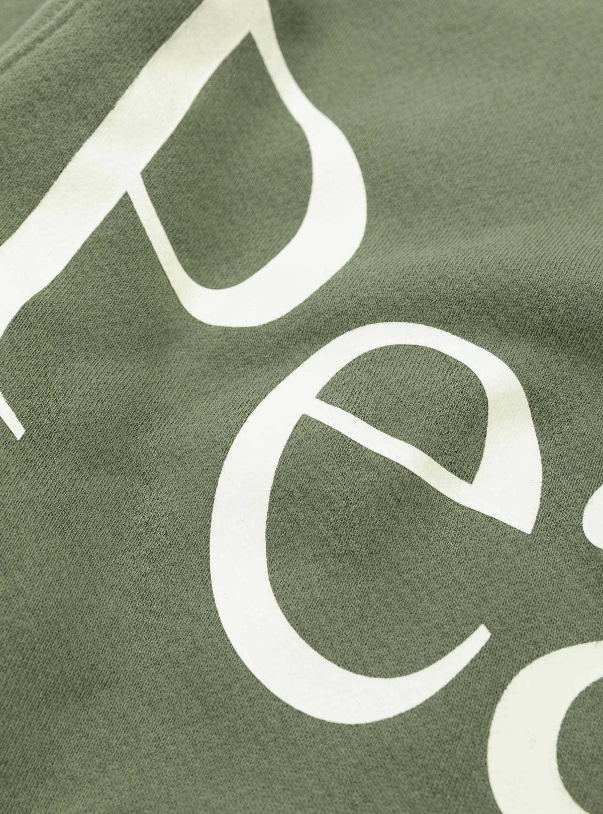 Jumbo Wordmark Hoodie Olive