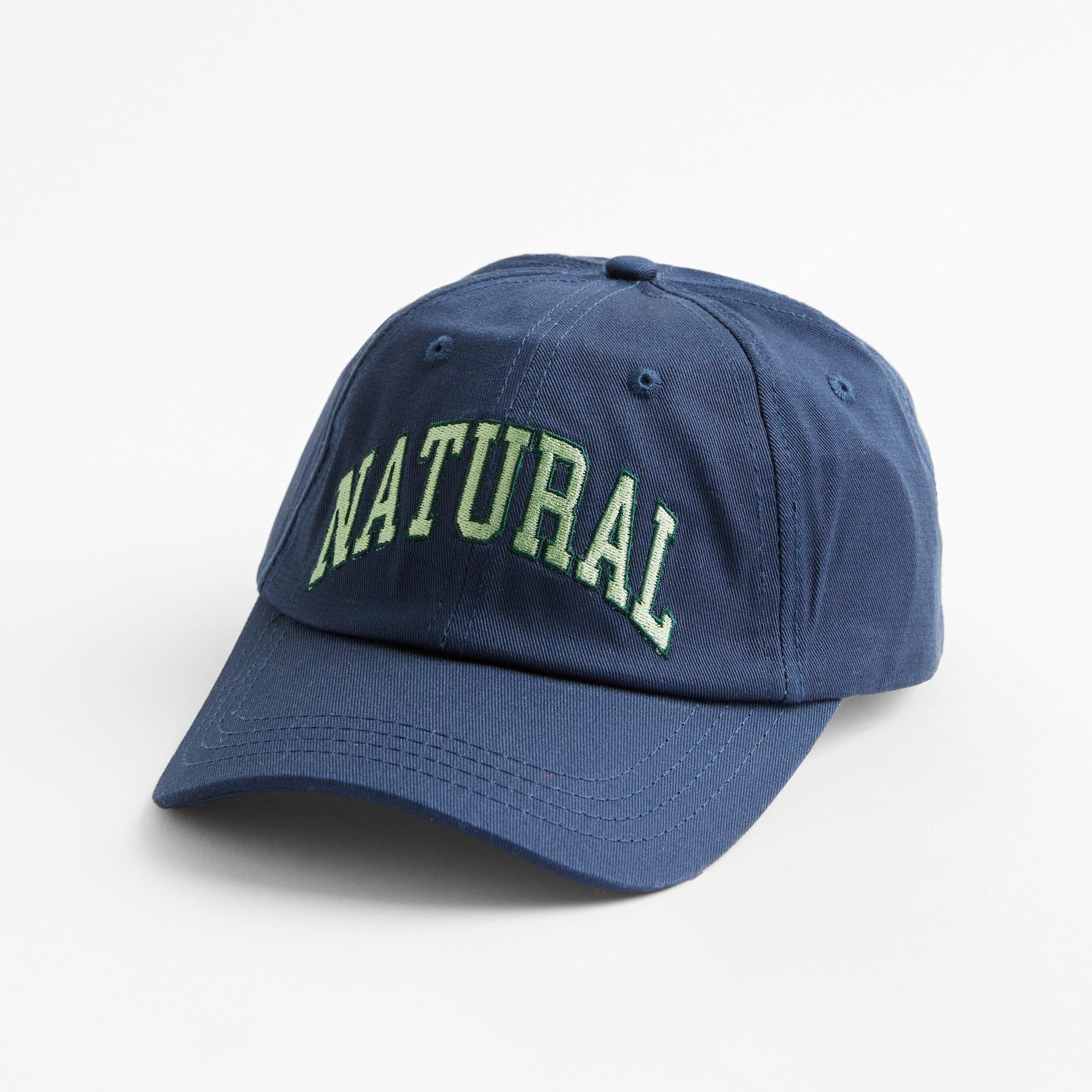 Natural Dad Hat Navy