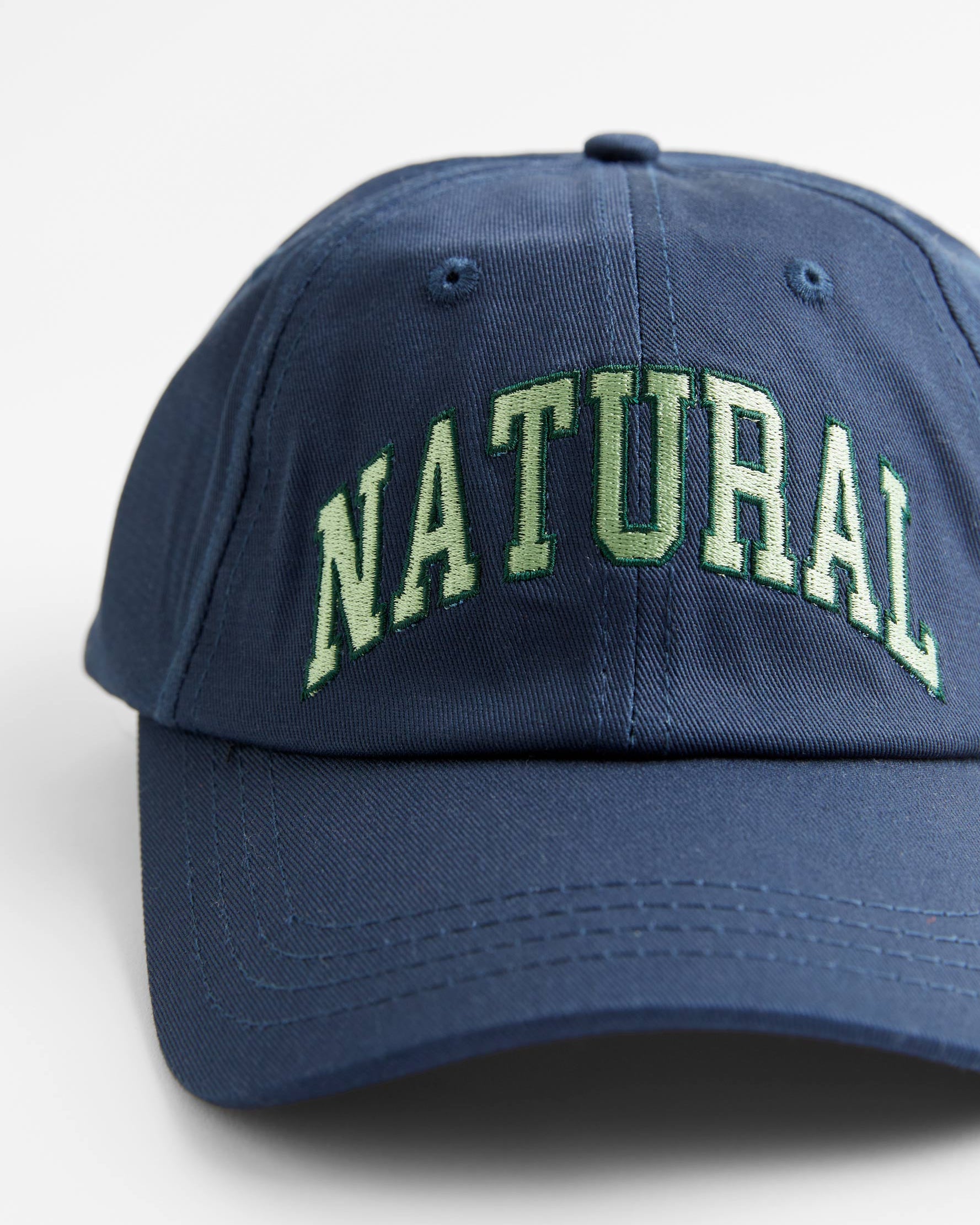 Natural Dad Hat Navy
