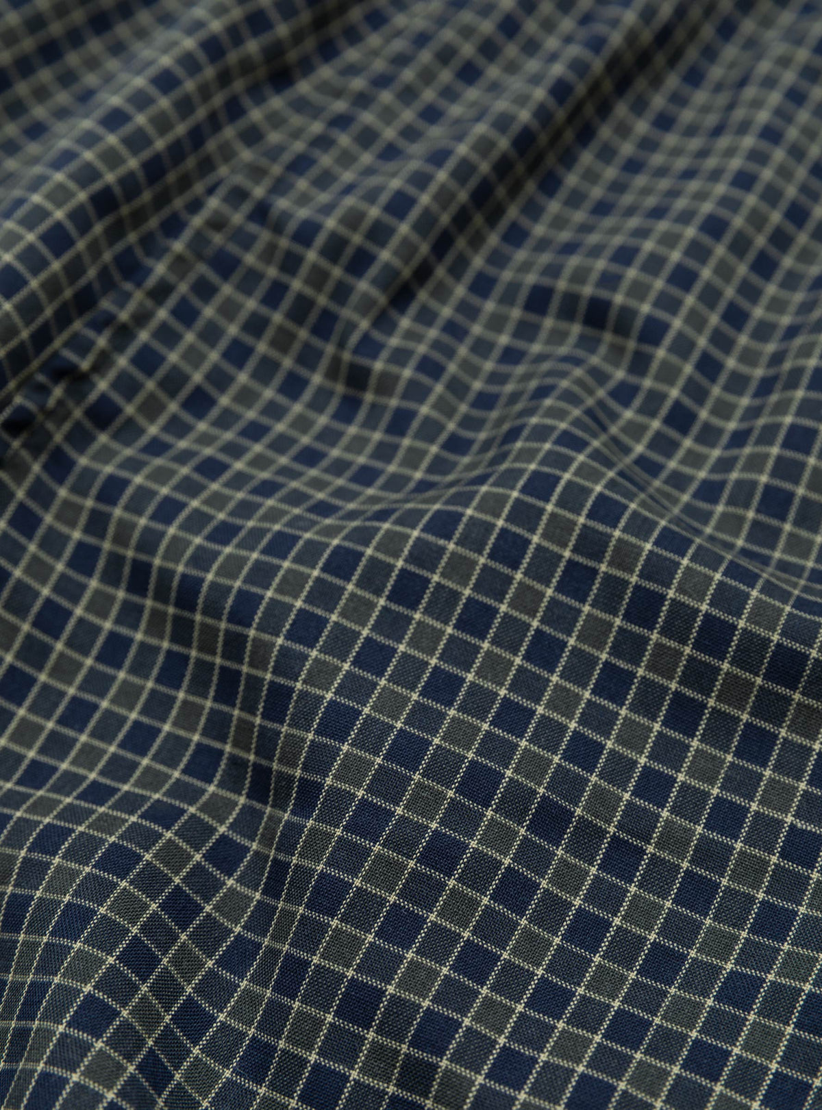 Easy Shorts Washable Wool Green Plaid