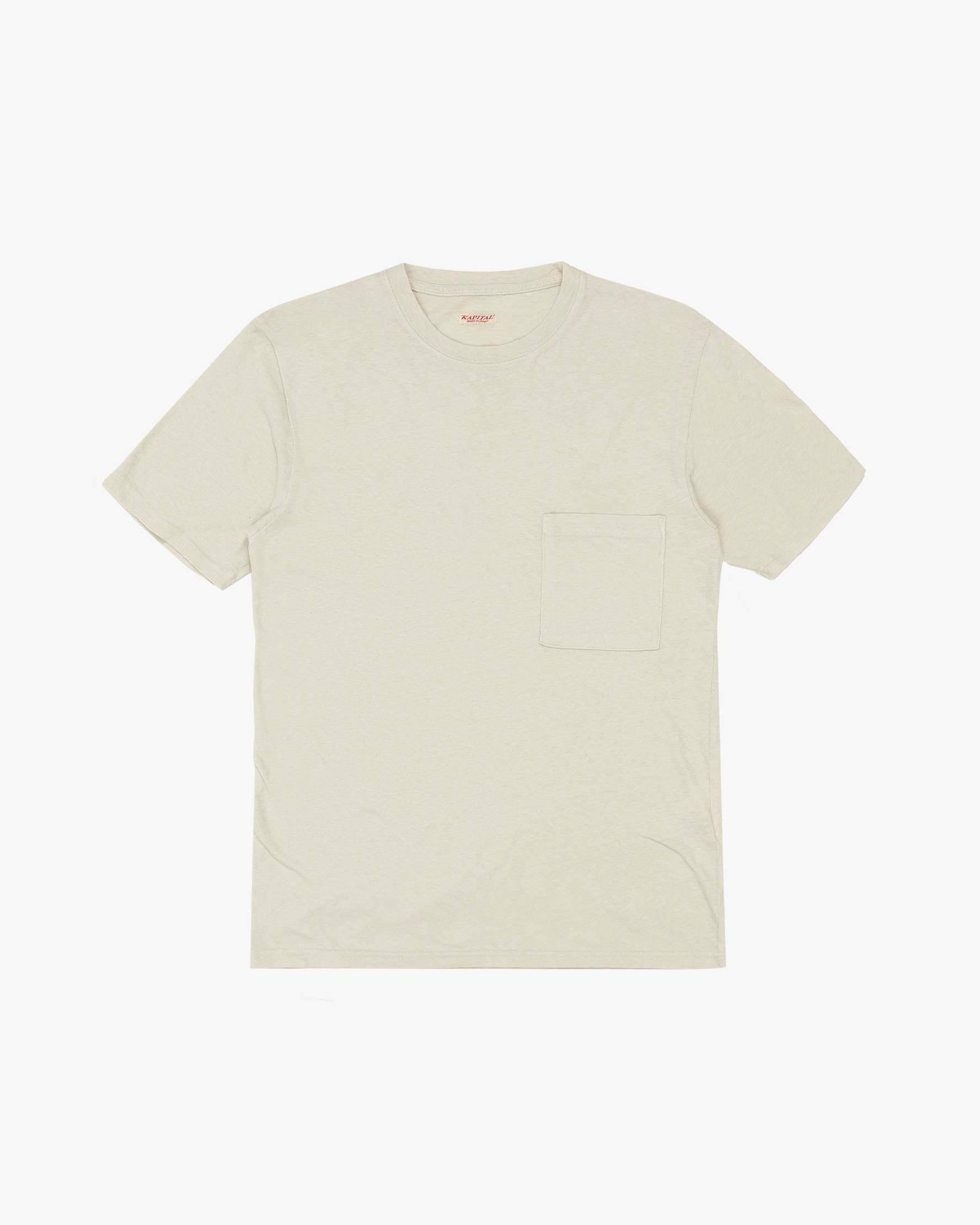 Gauze Jersey Pocket Tee Ivory