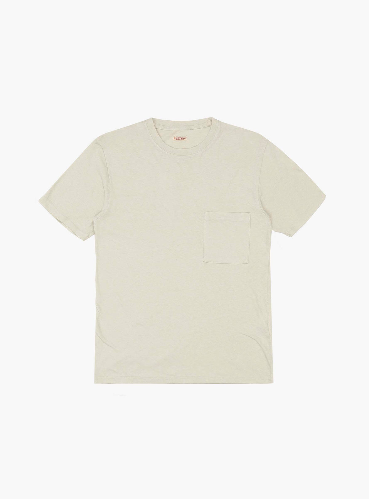 Gauze Jersey Pocket Tee Ivory