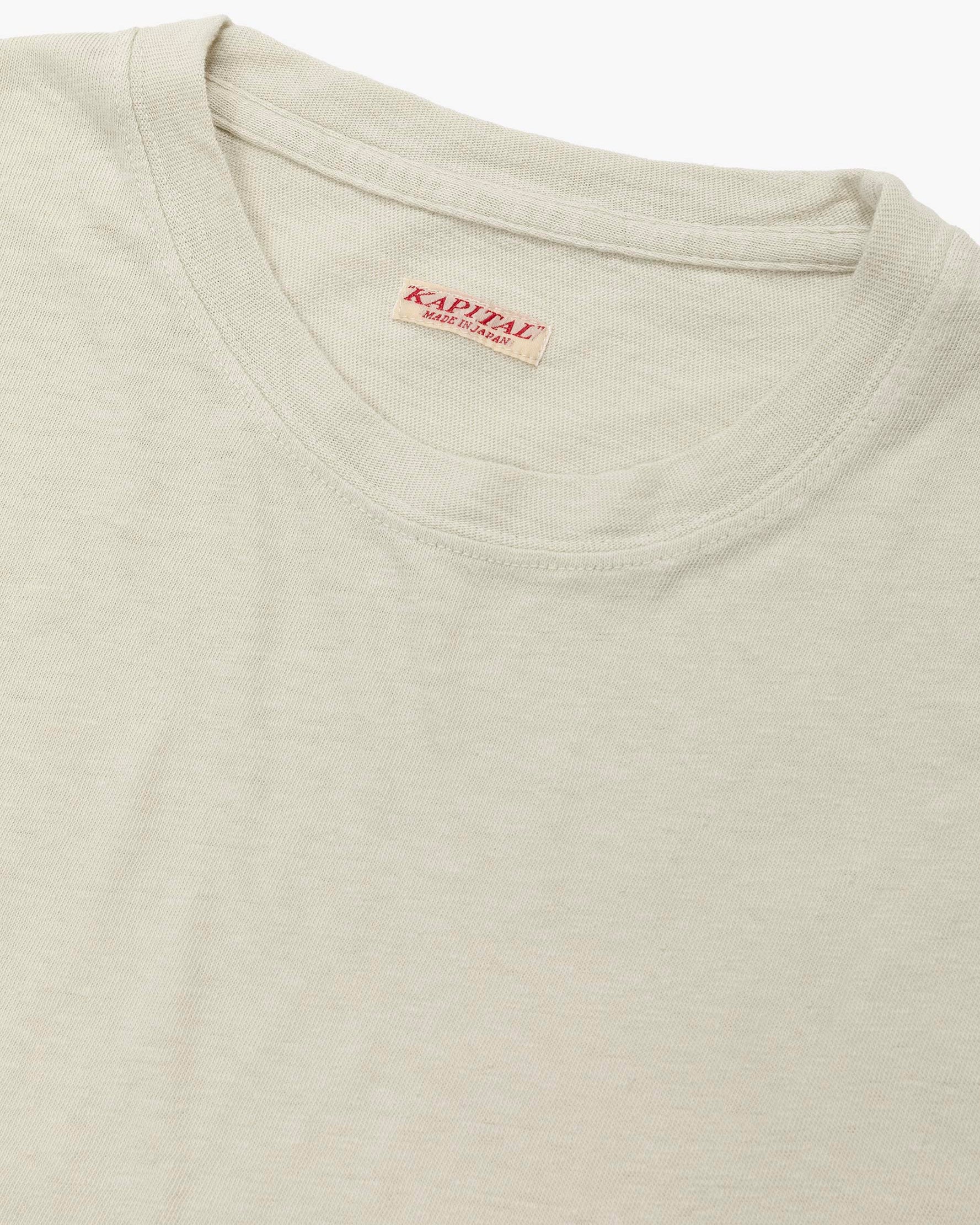Gauze Jersey Pocket Tee Ivory