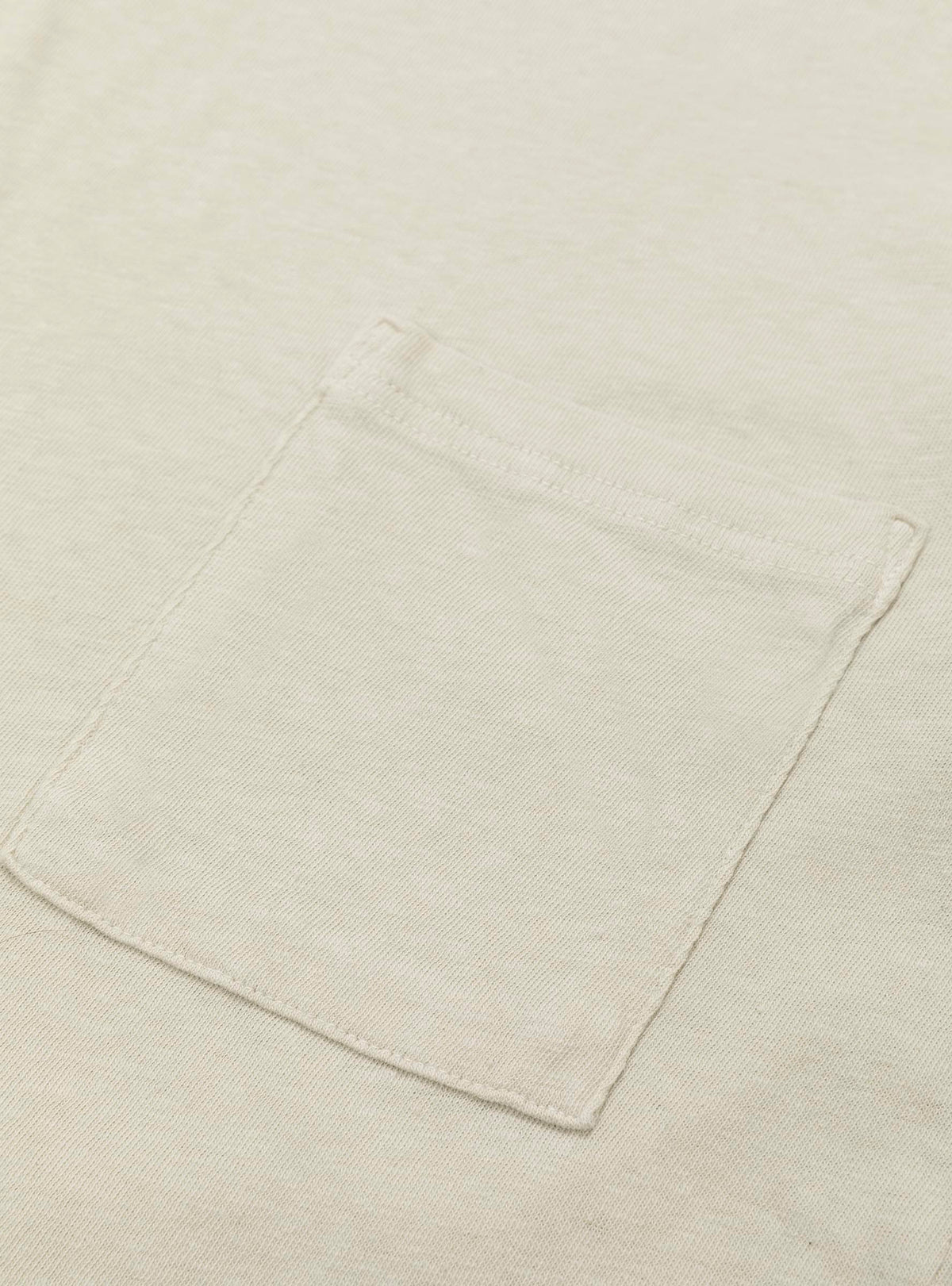 Gauze Jersey Pocket Tee Ivory
