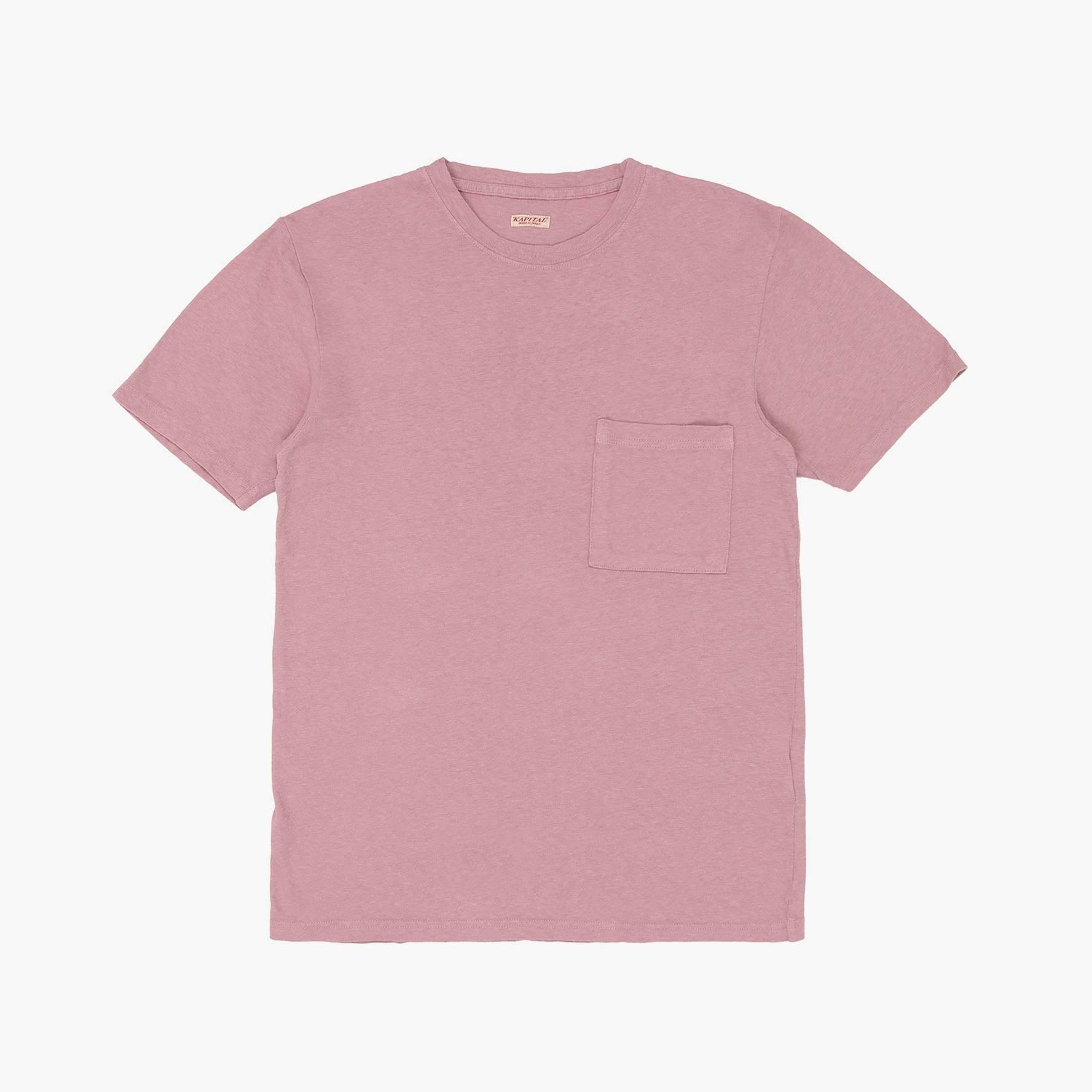 Gauze Jersey Pocket Tee Pink