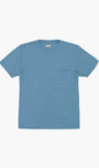 Gauze Jersey Pocket Tee Light Blue