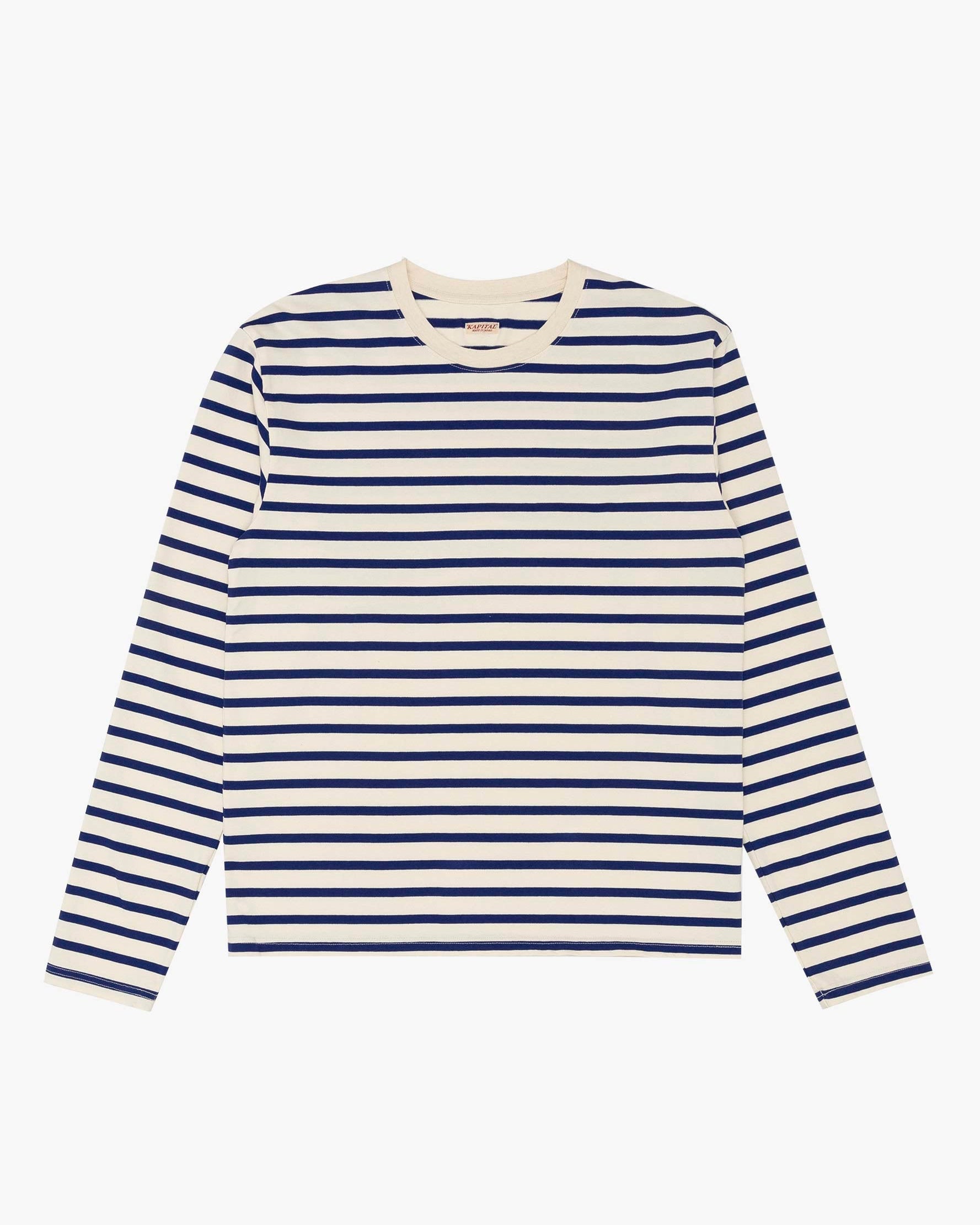 Stripe Jersey Crew T-Shirt