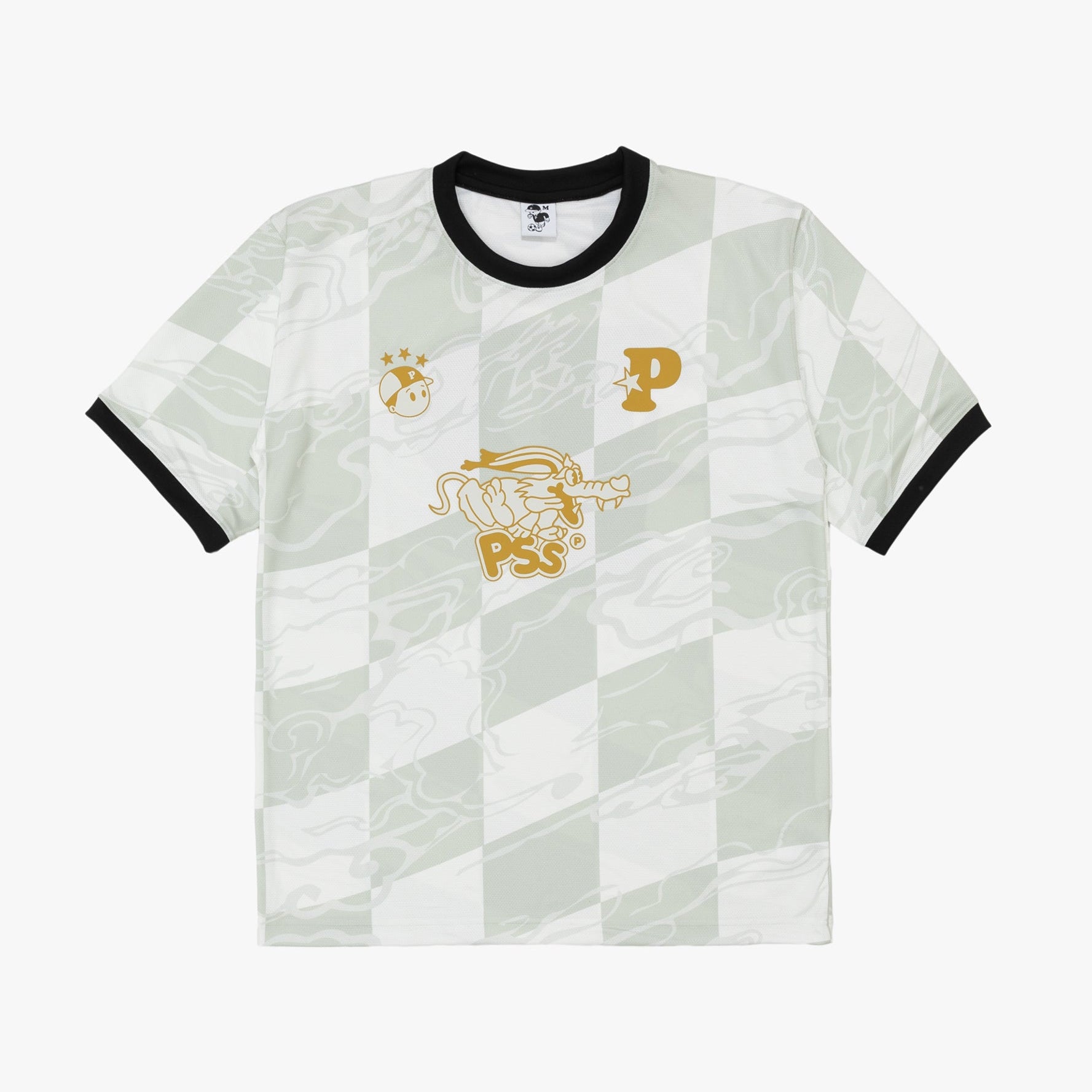 Doggo Football Shirt Cream and Gold
