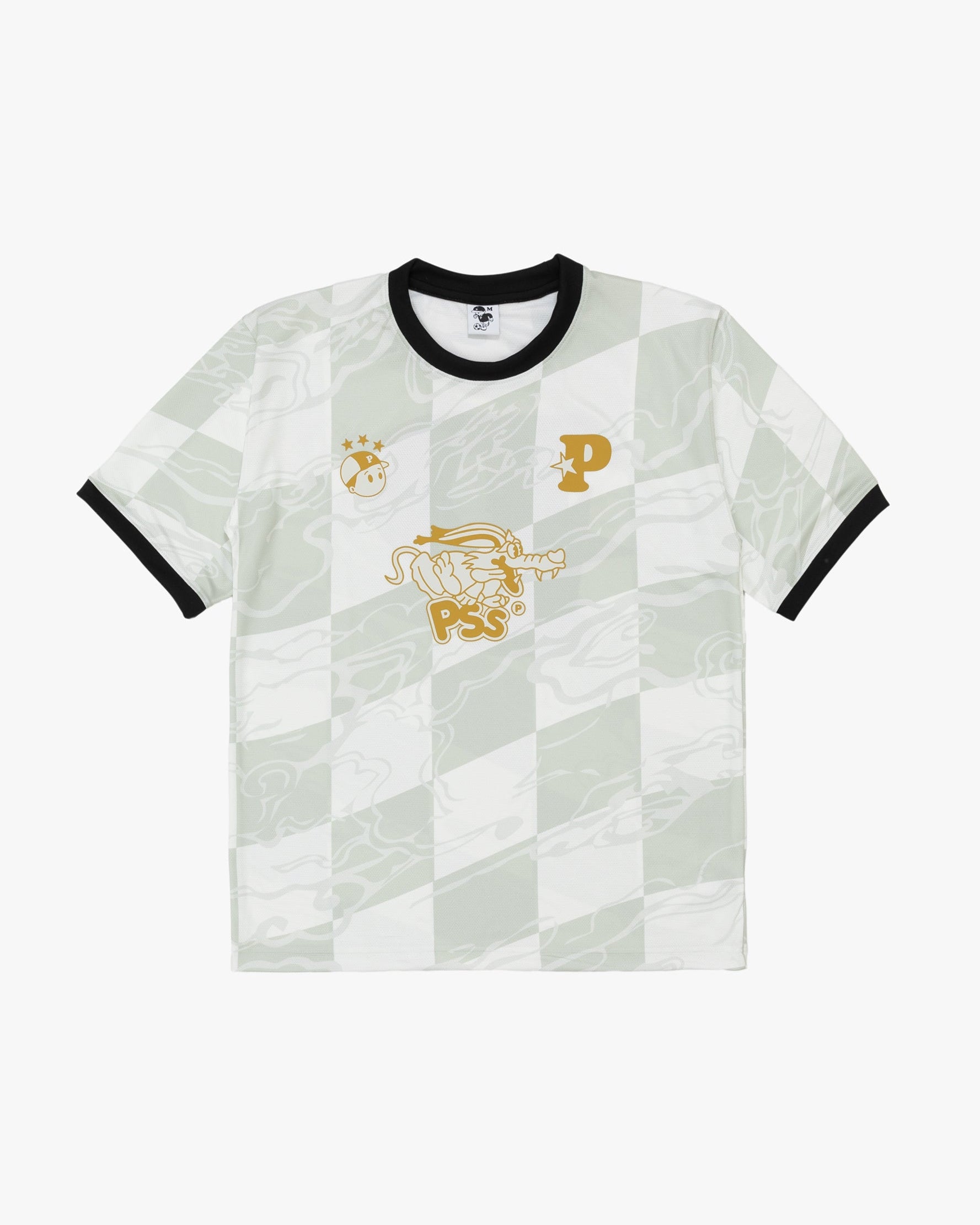 Doggo Football Shirt Cream and Gold