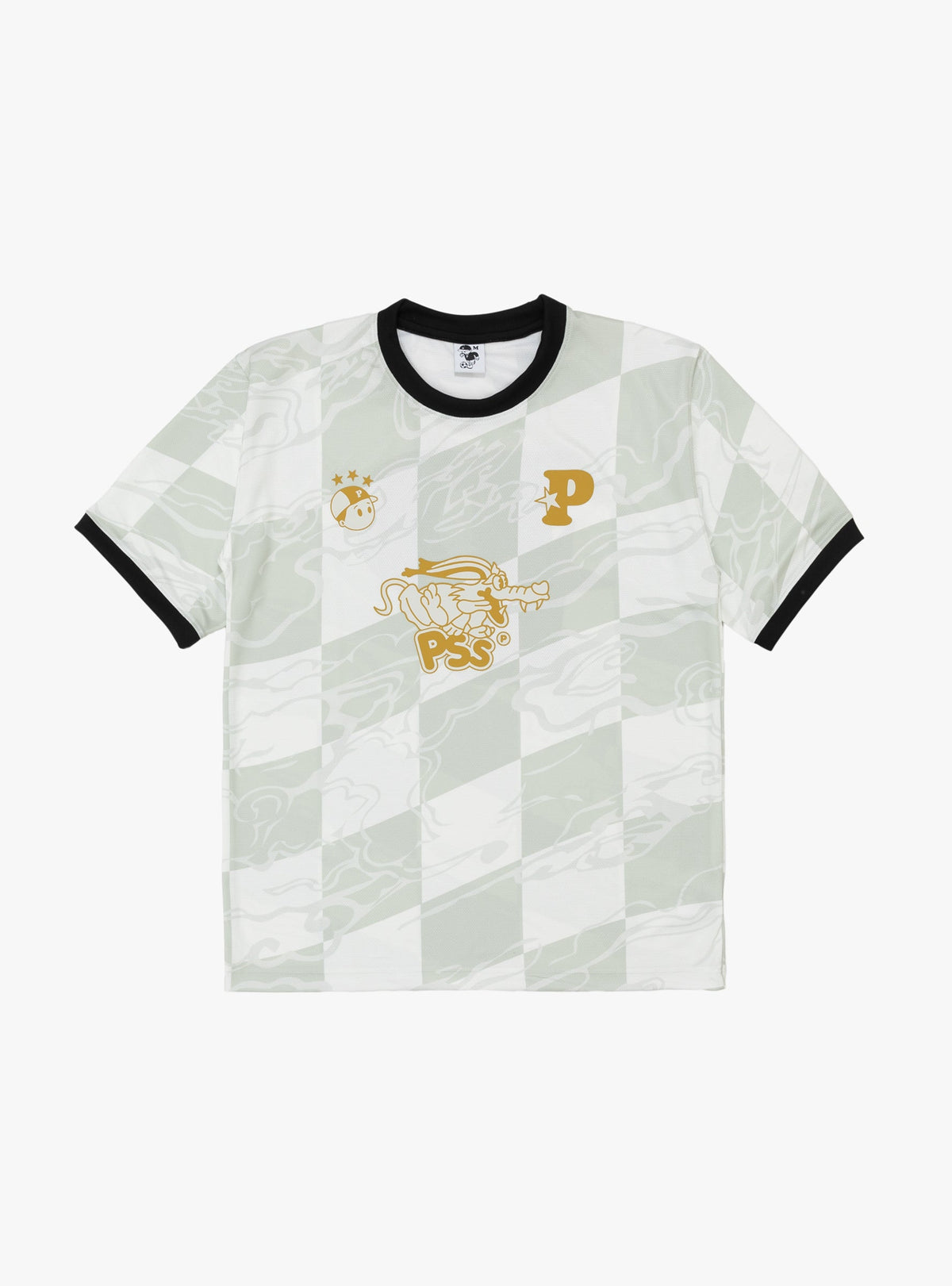 Doggo Football Shirt Cream and Gold