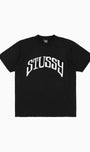 Arched Pigment Dyed Tee Black