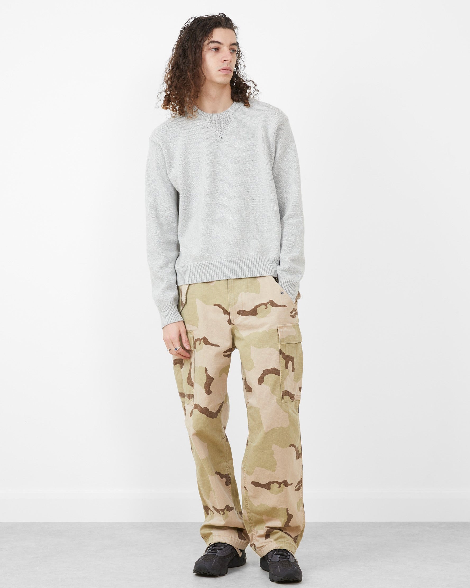 Handwritten Sweater Heather Grey
