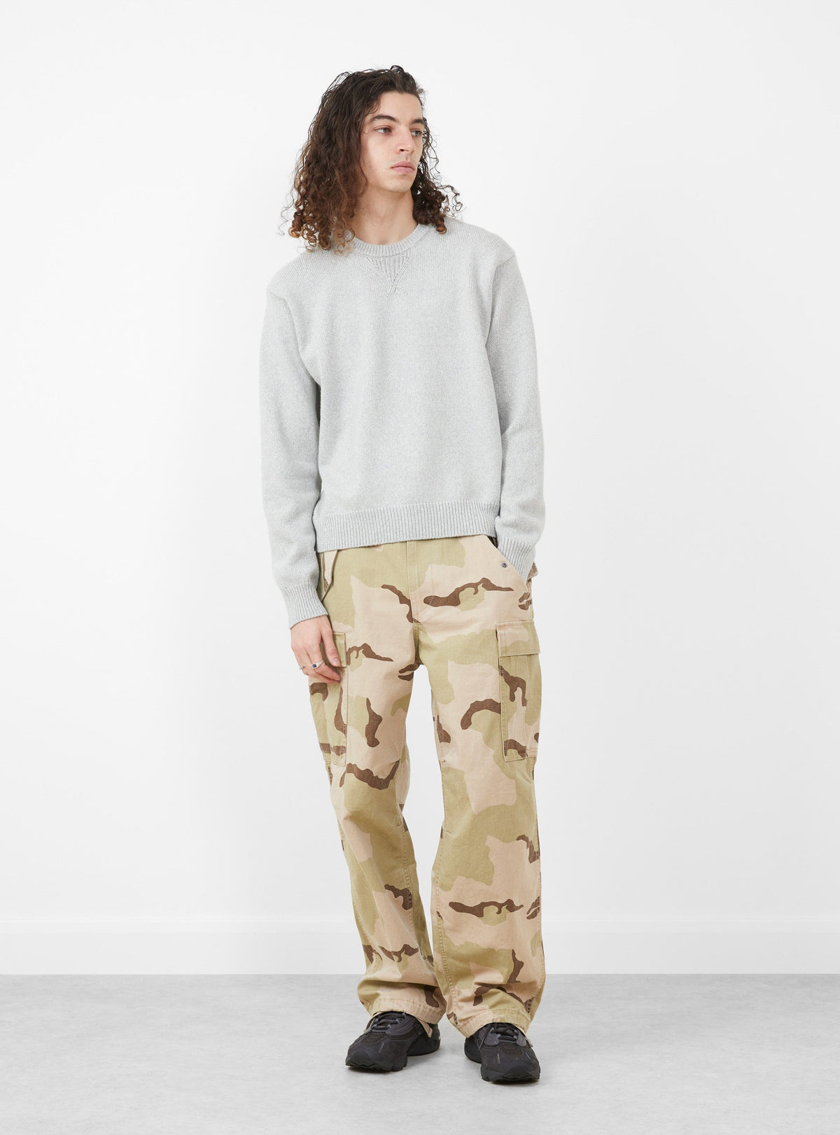 Handwritten Sweater Heather Grey