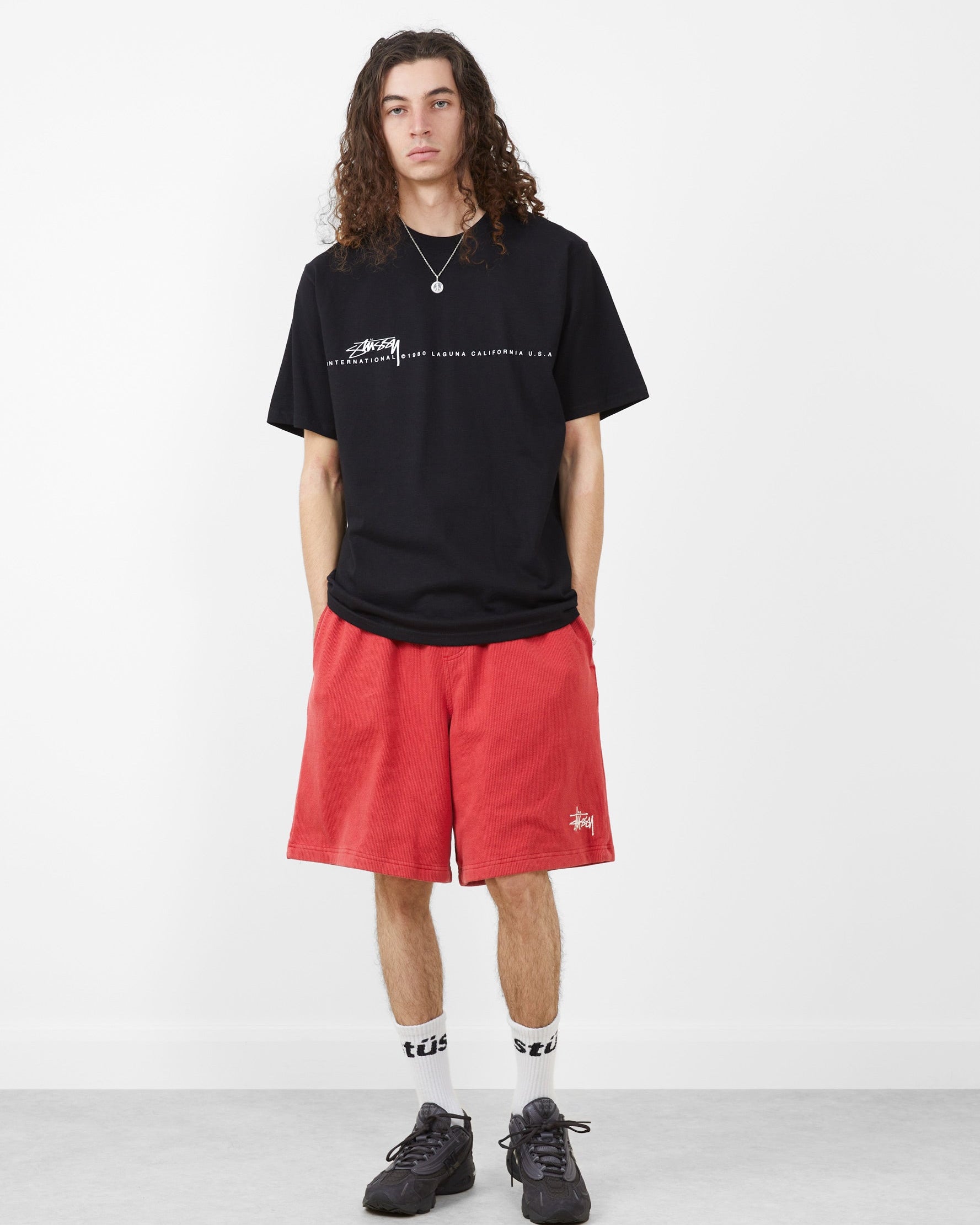 Double Layer Jersey Short Red
