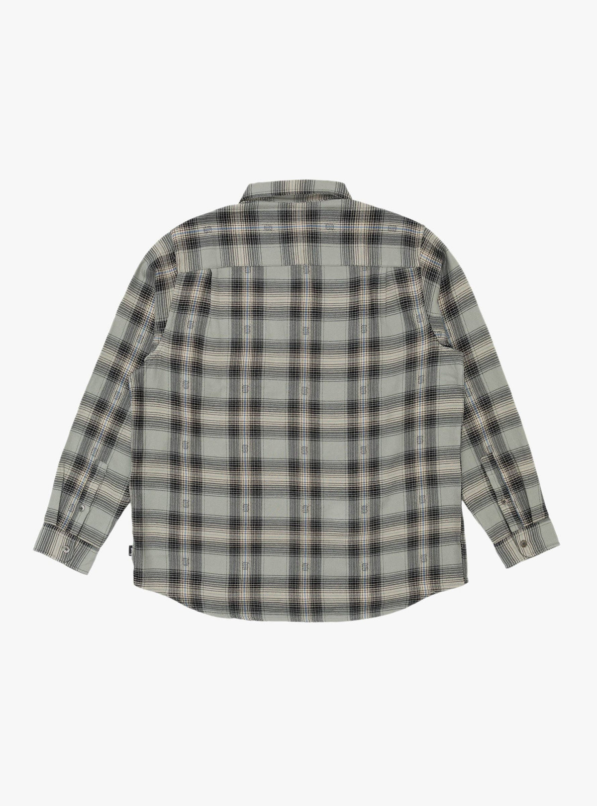 Motif Plaid Shirt Grey