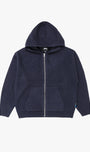 Zip Up Hooded Sweater Navy