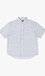 Wavy Striped Shirt Blue
