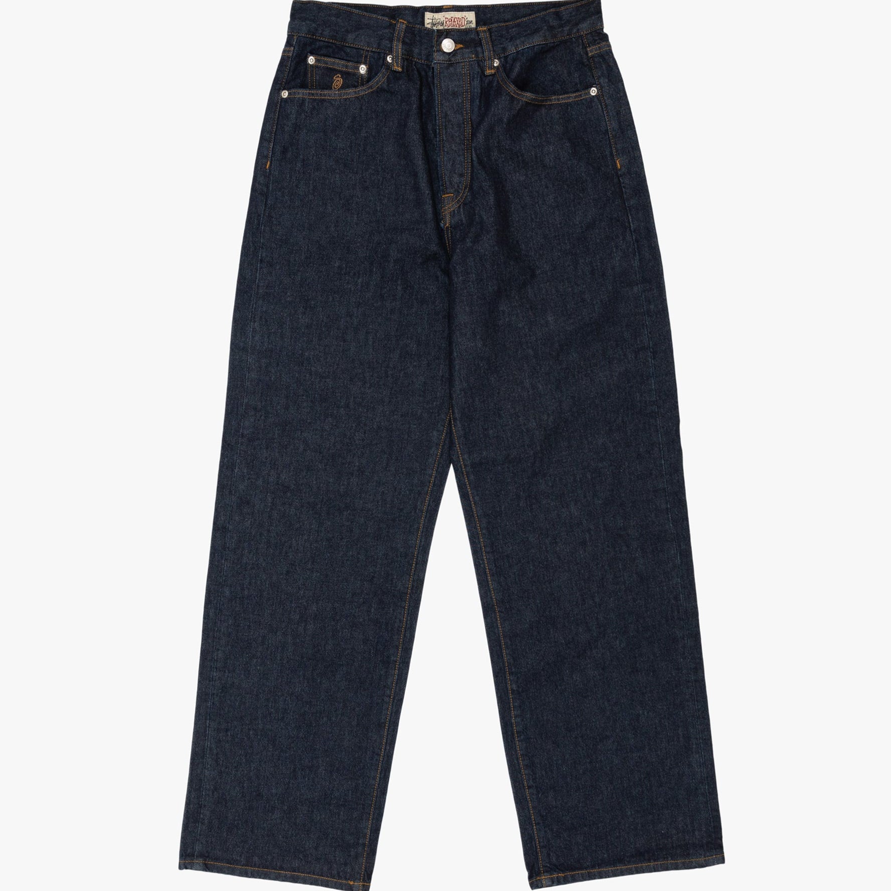 Relaxed Jeans Denim Rinsed Indigo