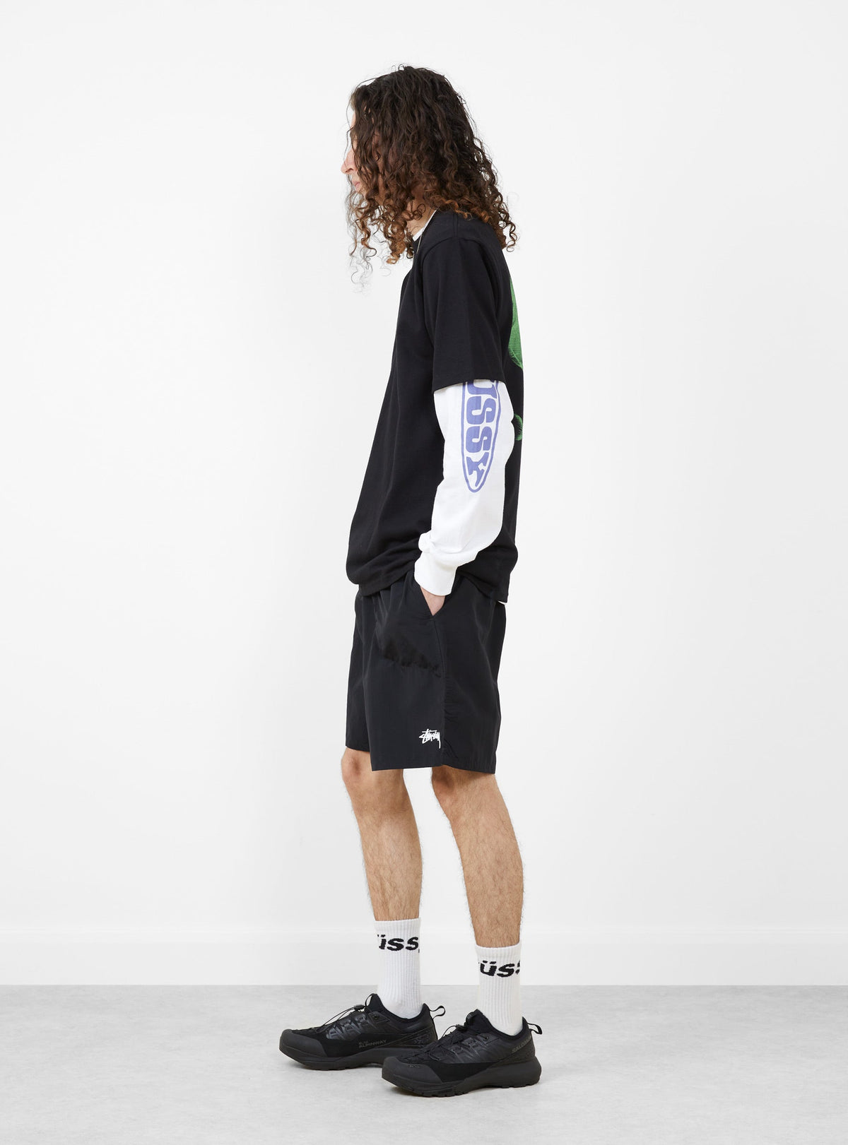Water Short Stock Navy