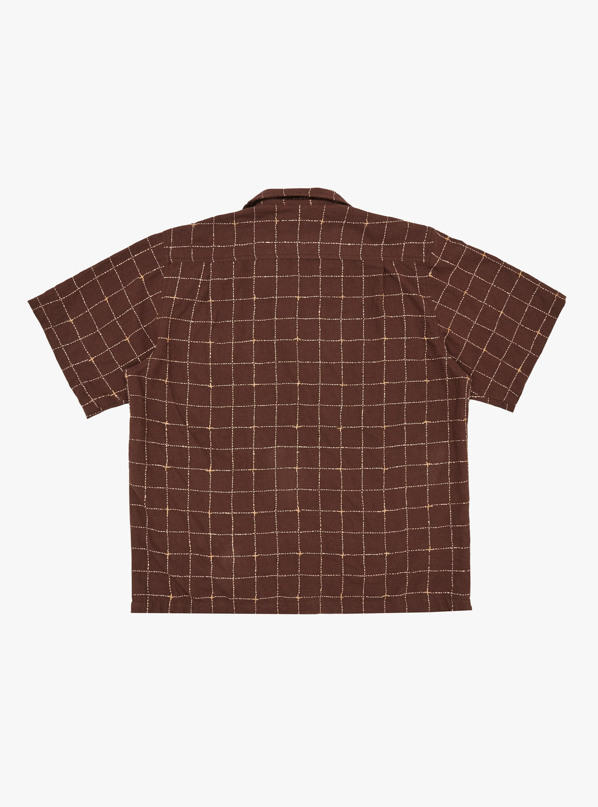 Segundo Smock Shirt Kantha Grid