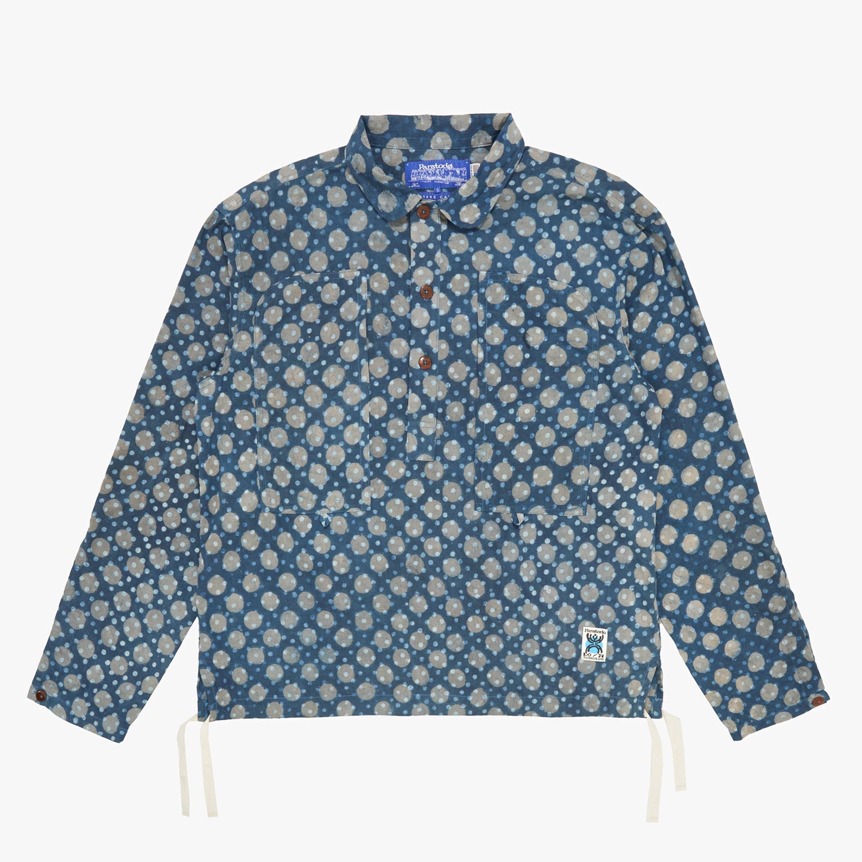 Obra Shirt Indigo Circles Mix