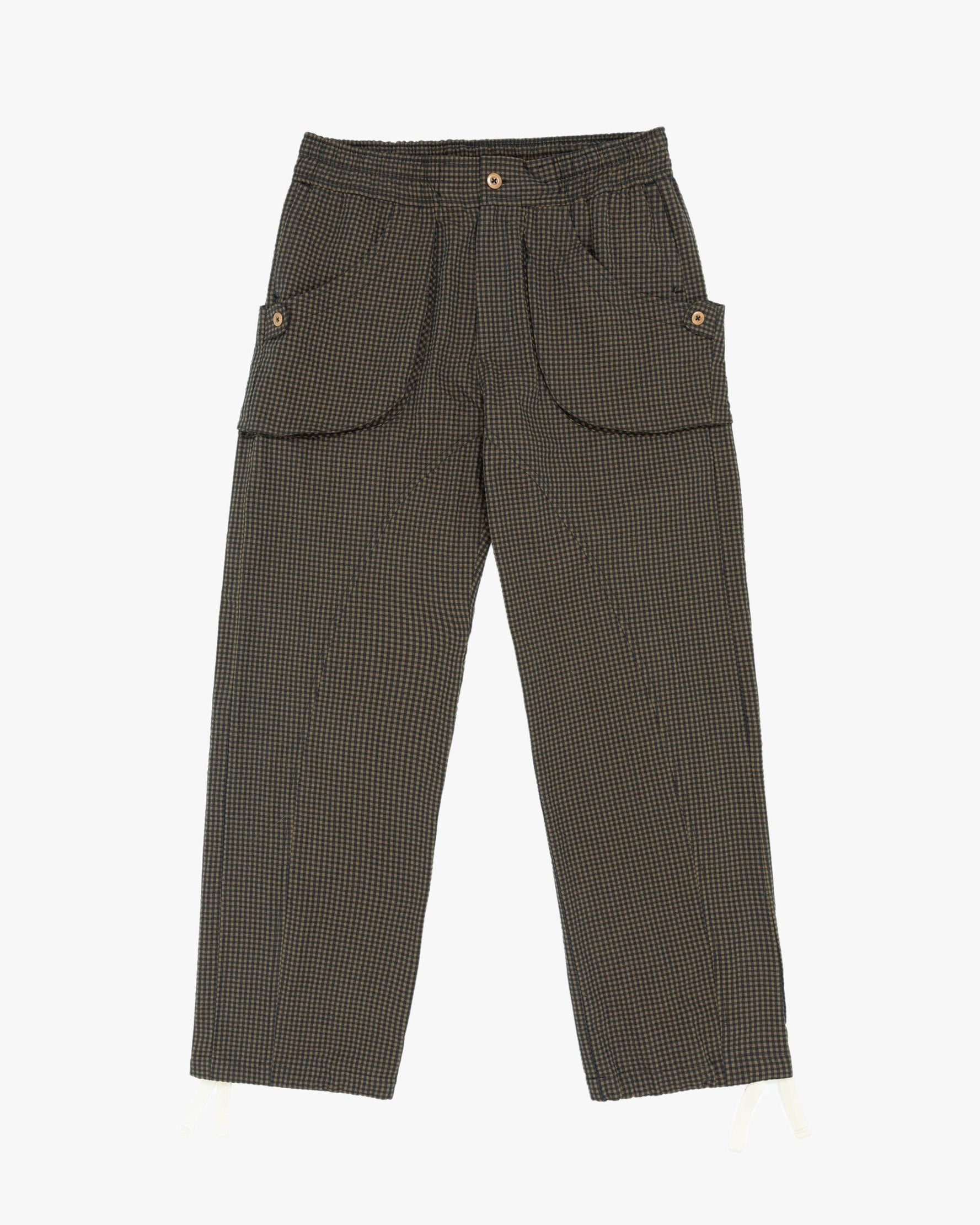 Osage Pant Plaid Seersucker