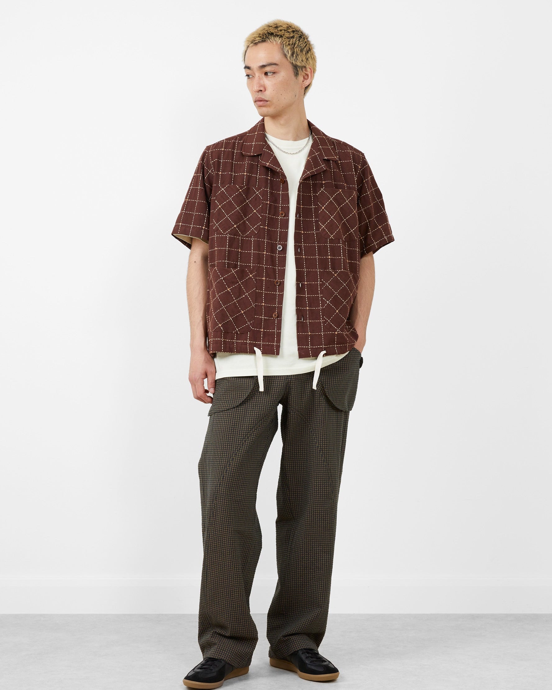 Osage Pant Plaid Seersucker
