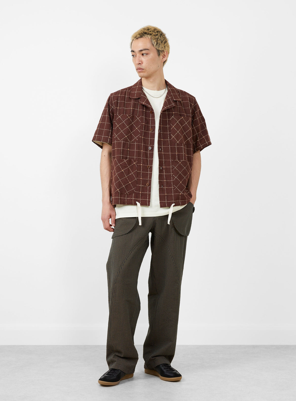Osage Pant Plaid Seersucker
