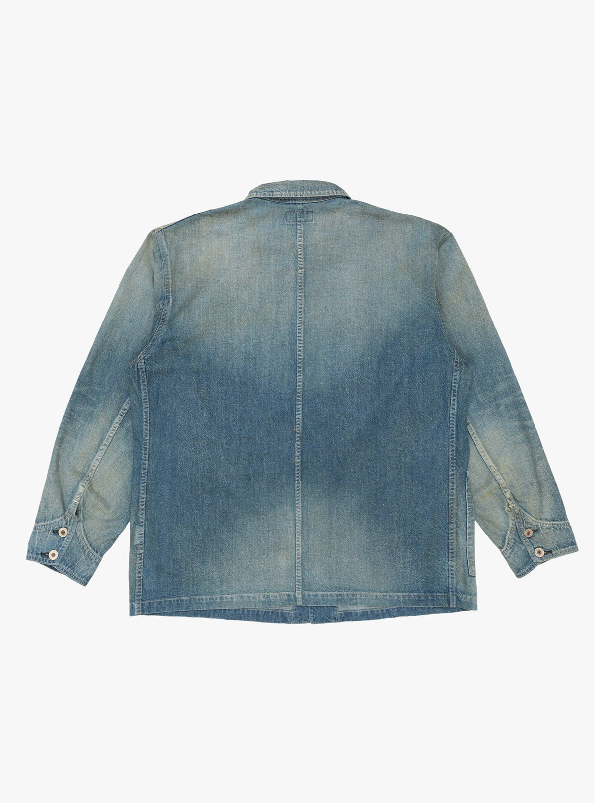 Nep Denim Coverall Jacket Blue