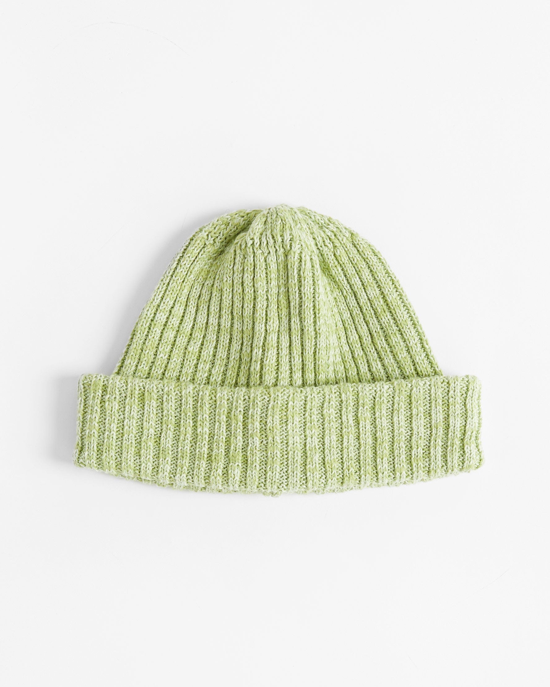 Cotton & Linen Beanie Green