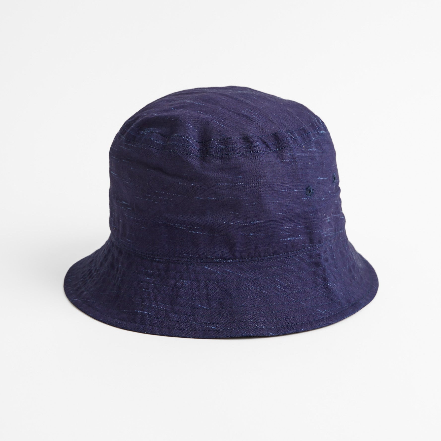 Indigo Dyed Bucket Hat Sazanami
