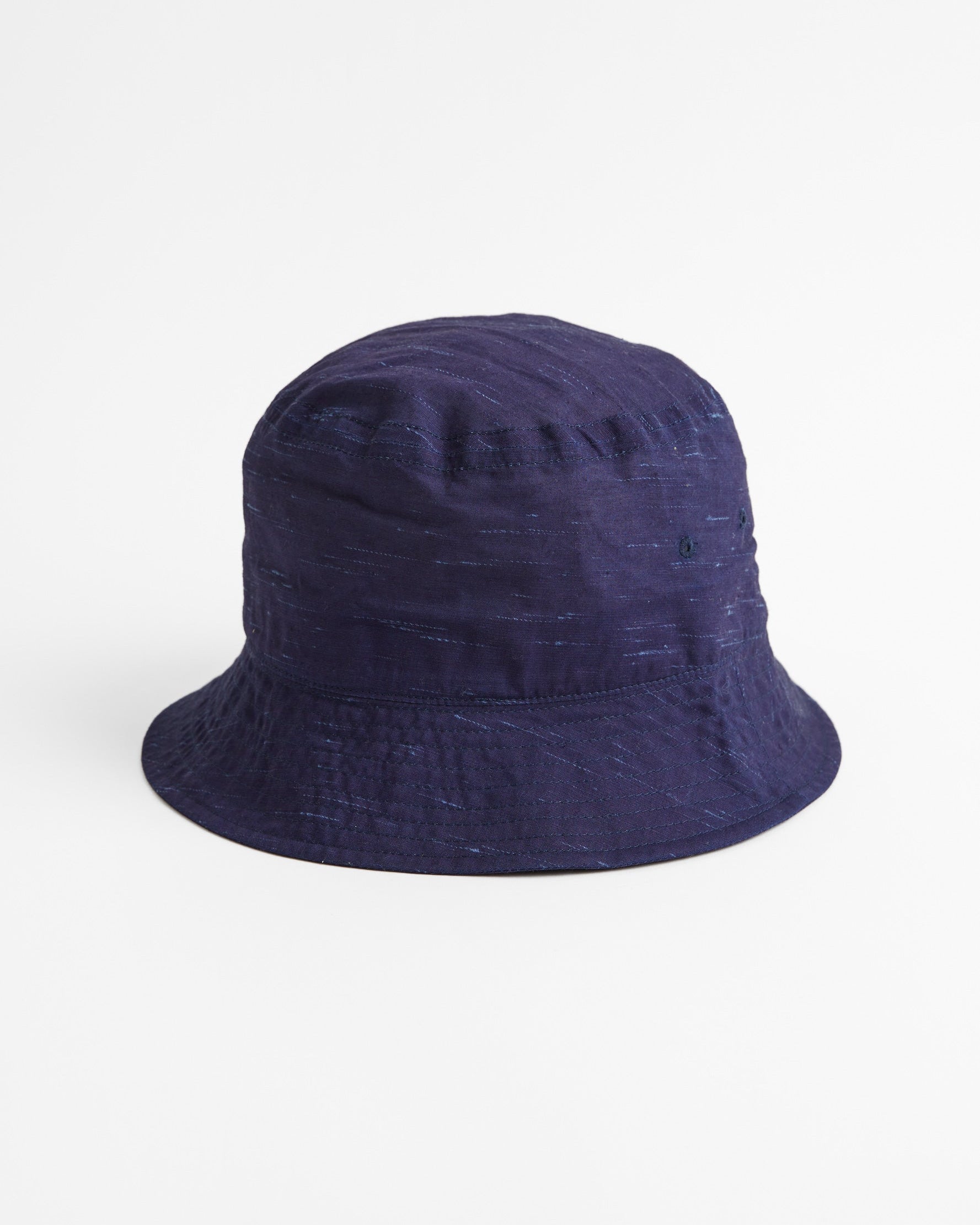 Indigo Dyed Bucket Hat Sazanami