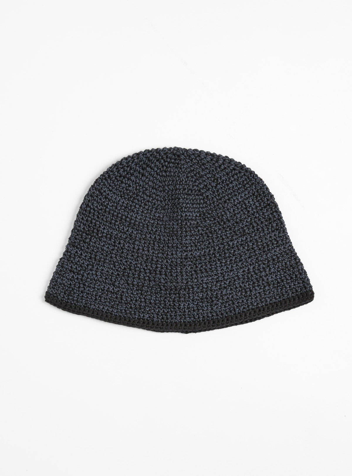 Mix Hand Knit Hat Black