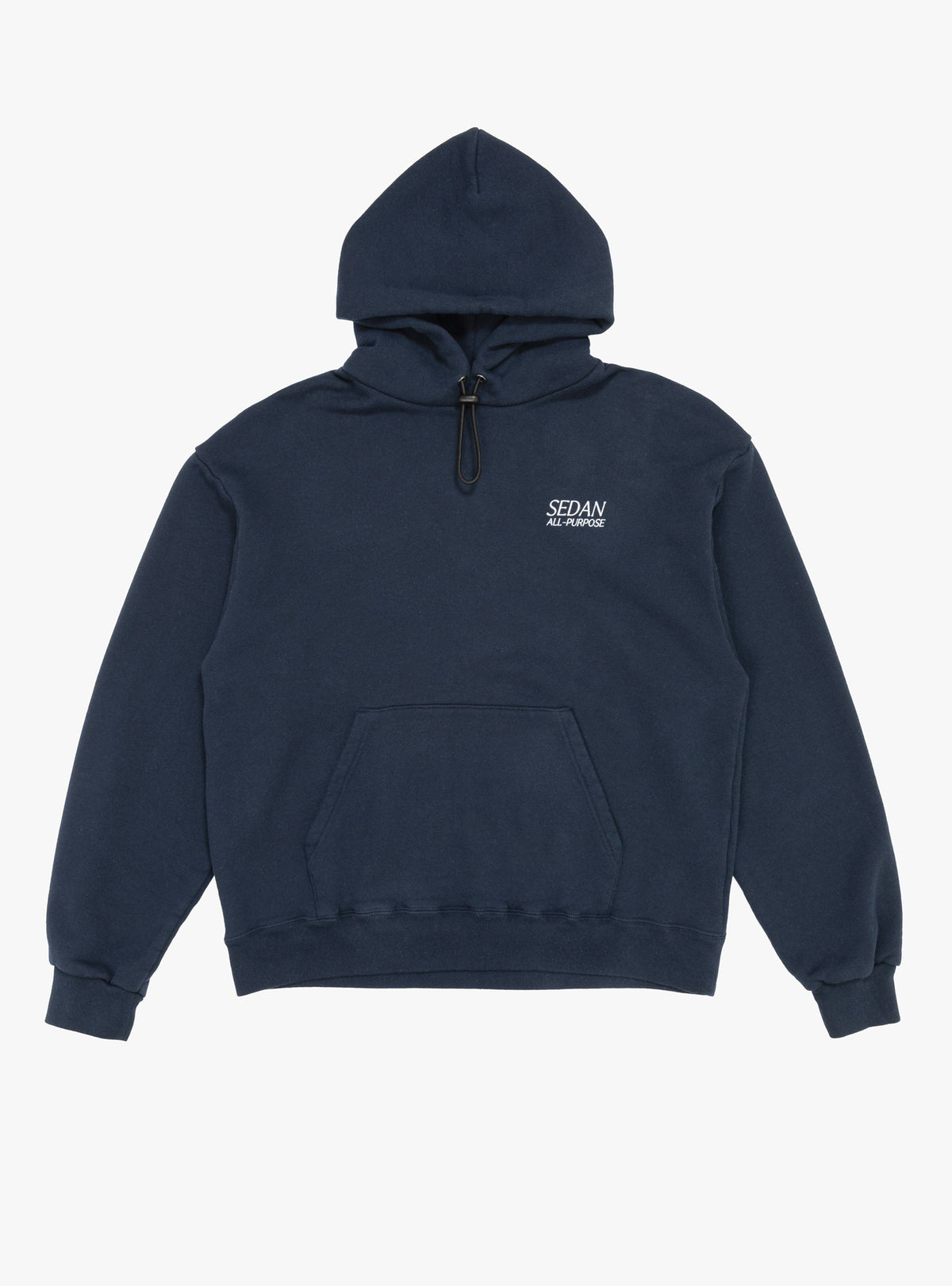 OG Logo Elastic Cord Hoodie Navy