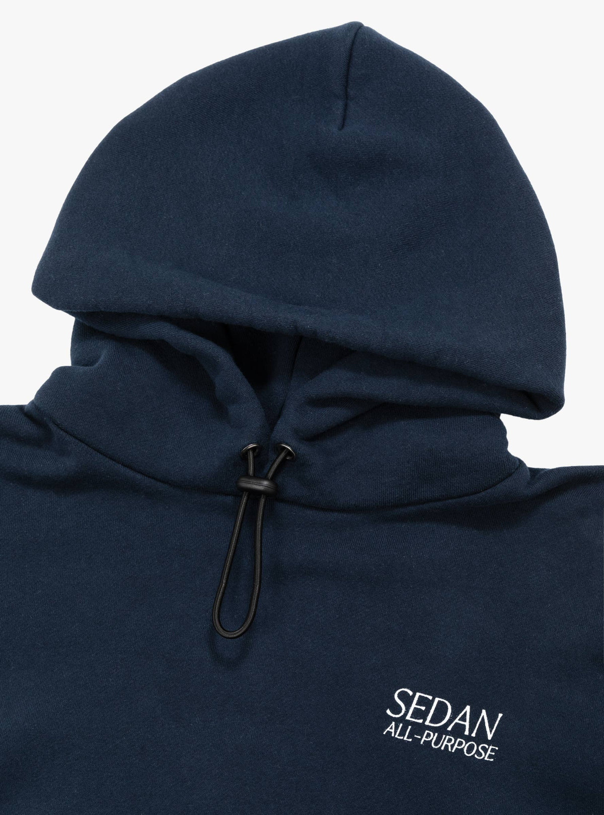 OG Logo Elastic Cord Hoodie Navy