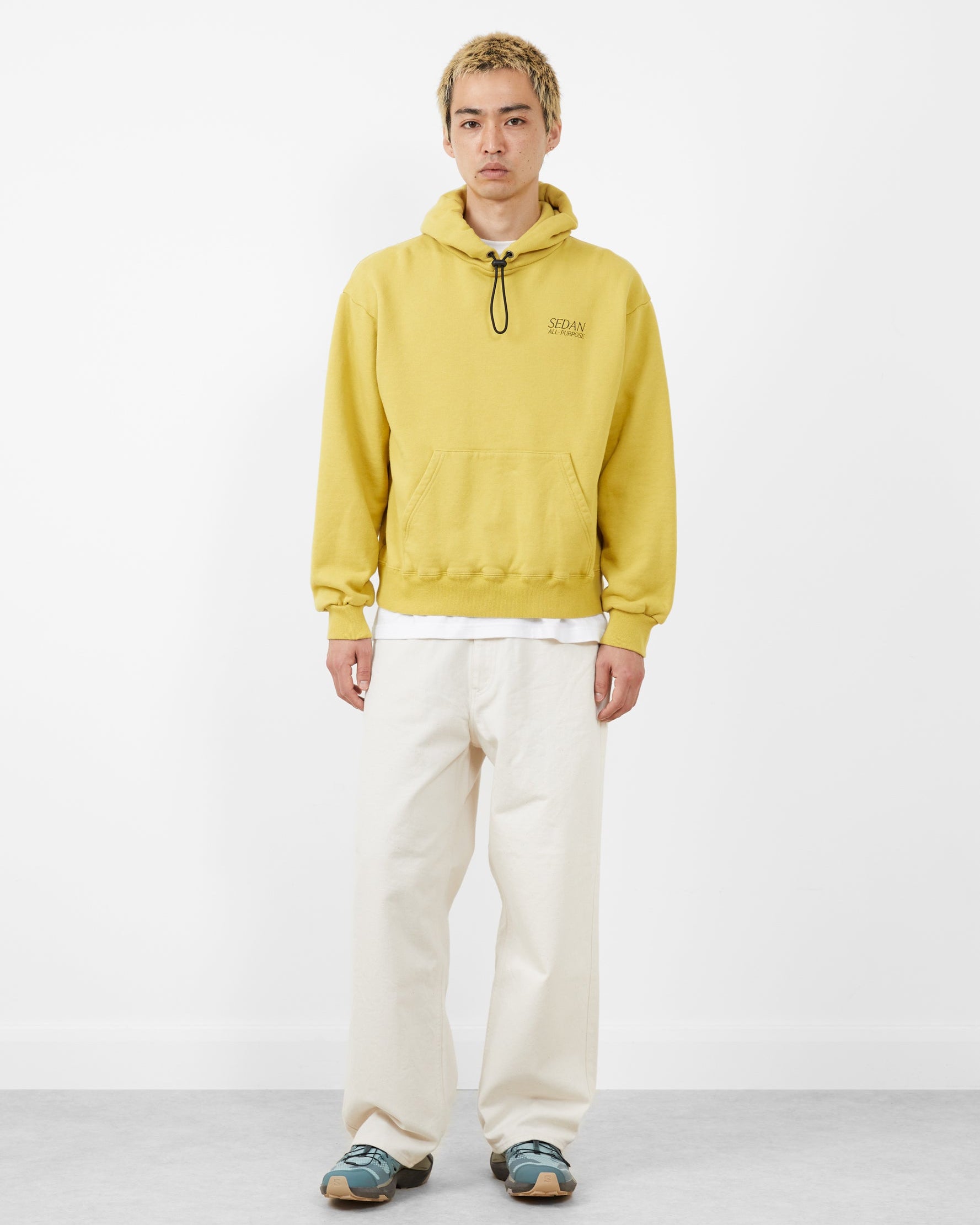 OG Logo Elastic Cord Hoodie Lime