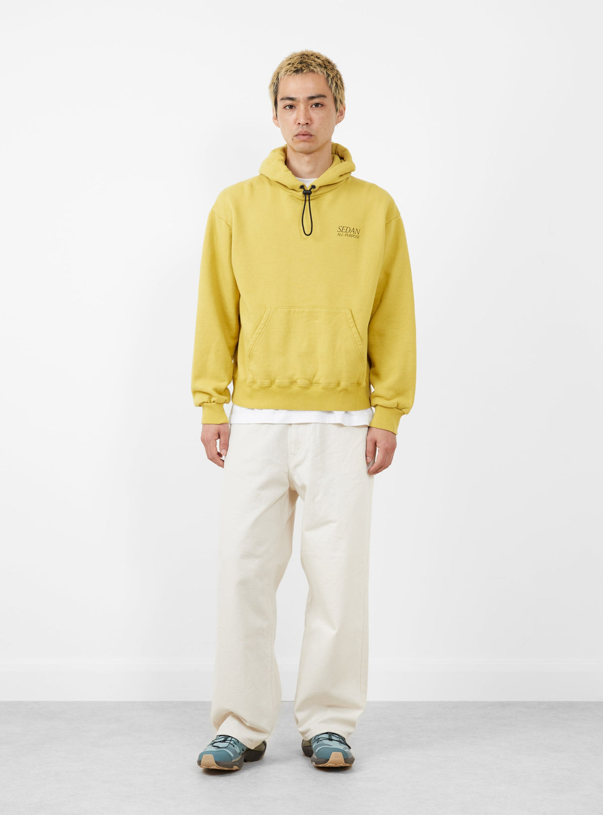 OG Logo Elastic Cord Hoodie Lime