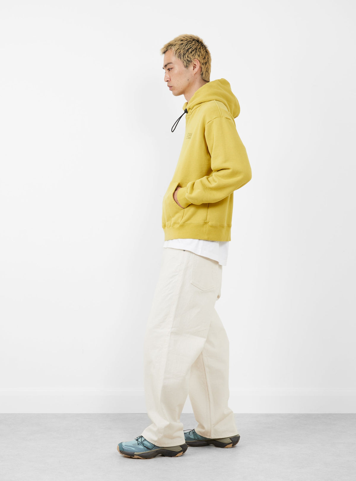 OG Logo Elastic Cord Hoodie Lime