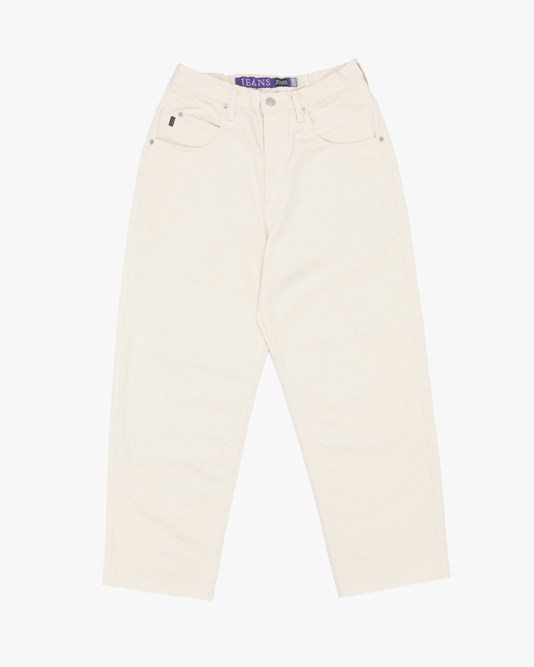 Classic Fit 5P Pants Ivory