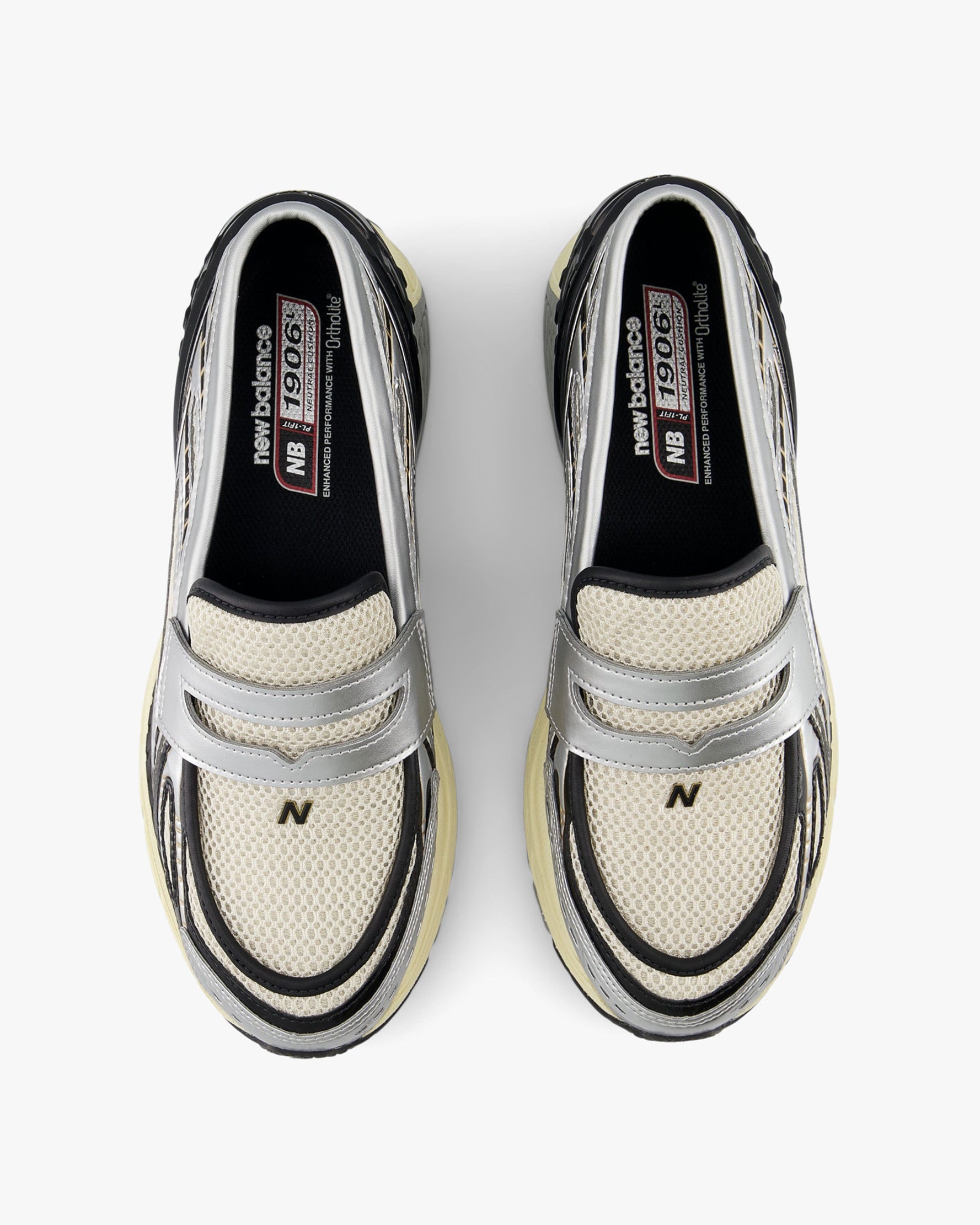 1906LOB Silver Metallic Loafer