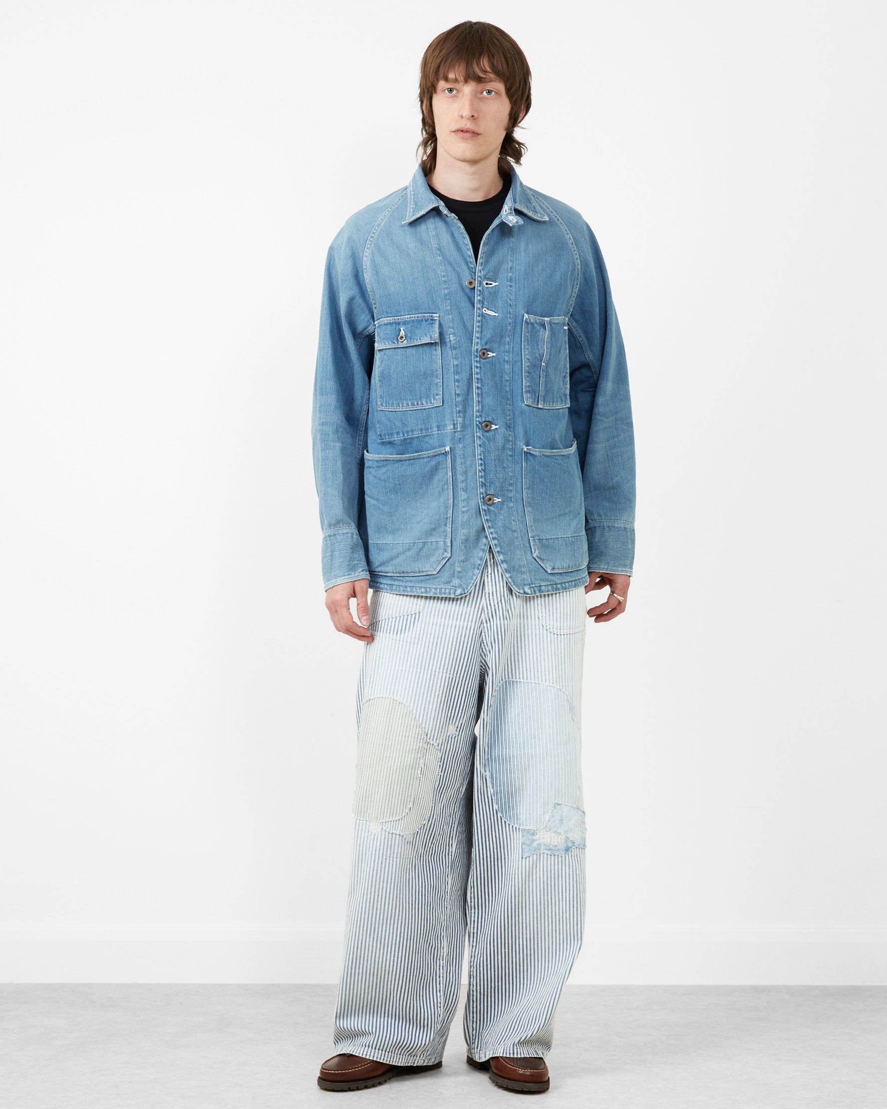 12oz Denim Cactus Coverall Midtone Blue