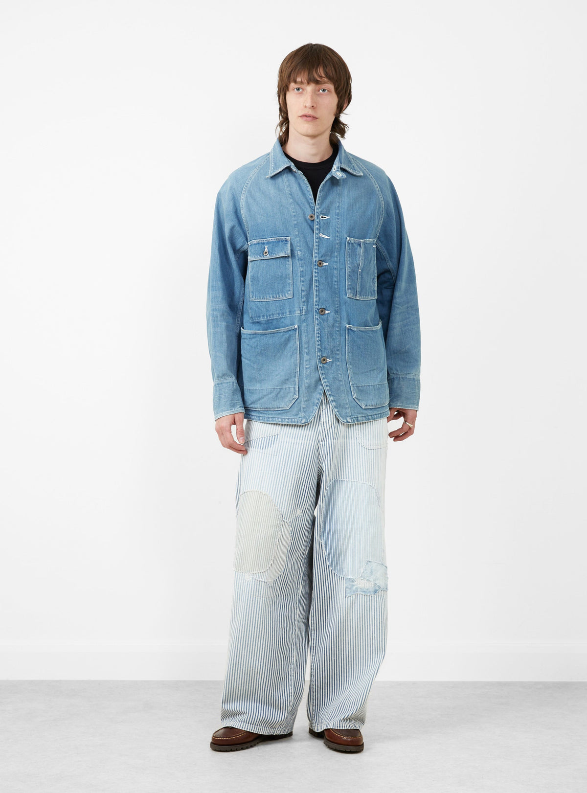 12oz Denim Cactus Coverall Midtone Blue