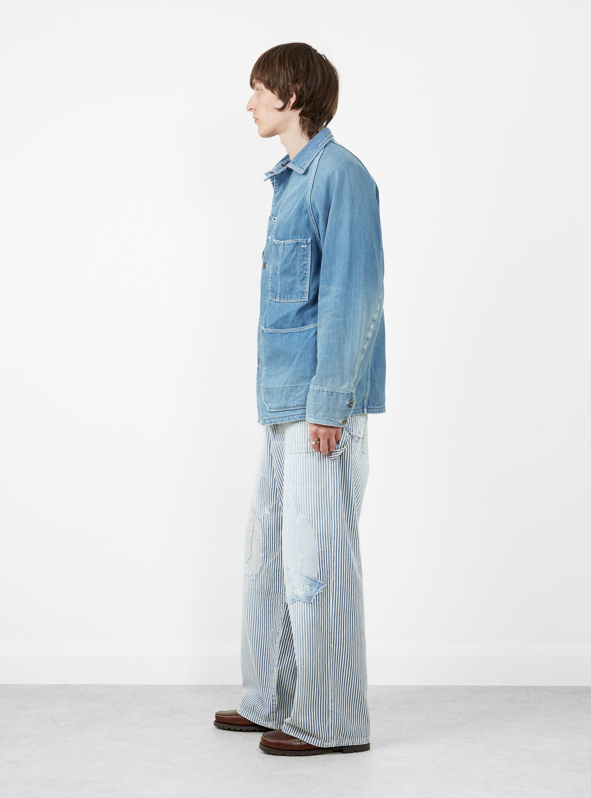 12oz Denim Cactus Coverall Midtone Blue