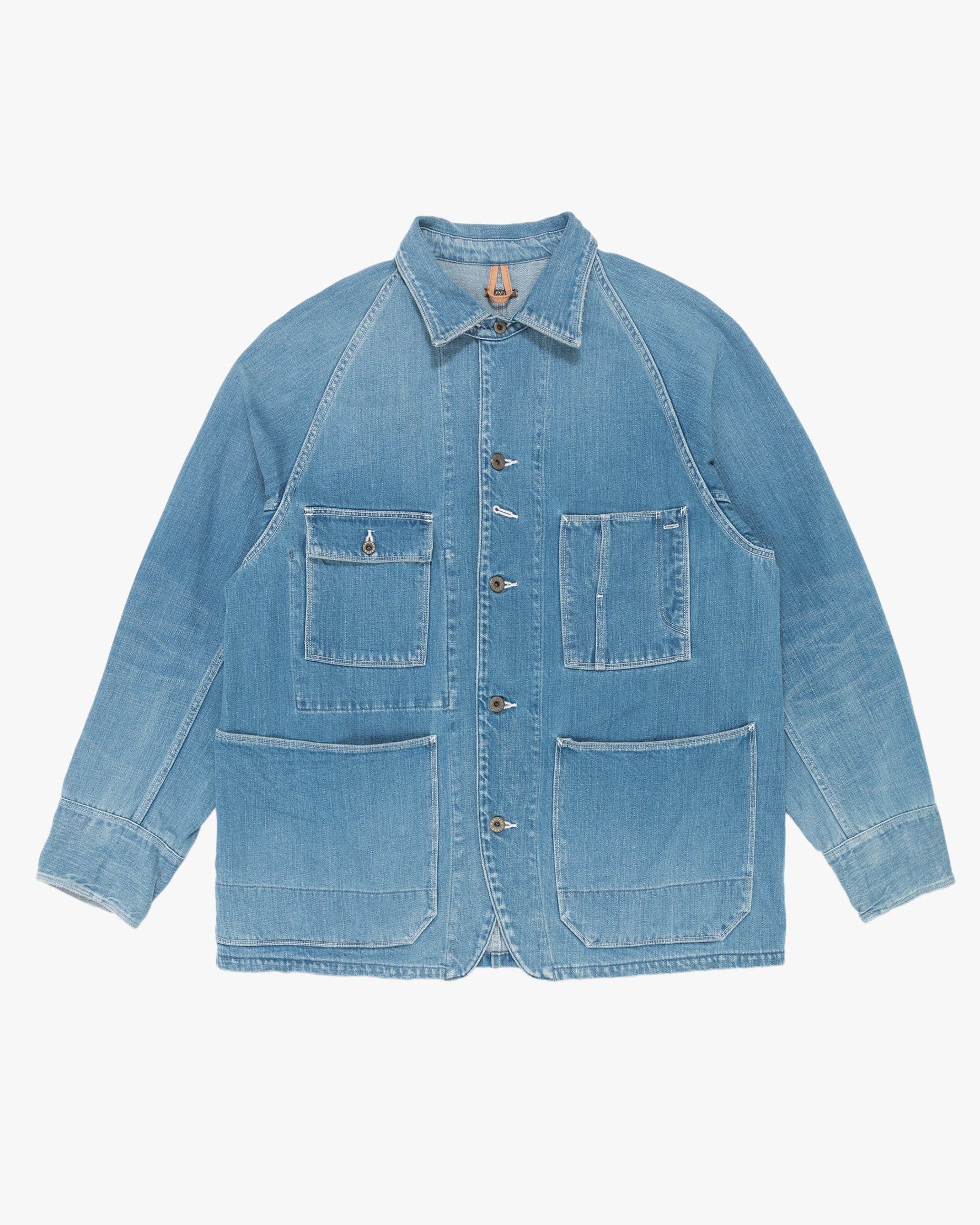 12oz Denim Cactus Coverall Midtone Blue