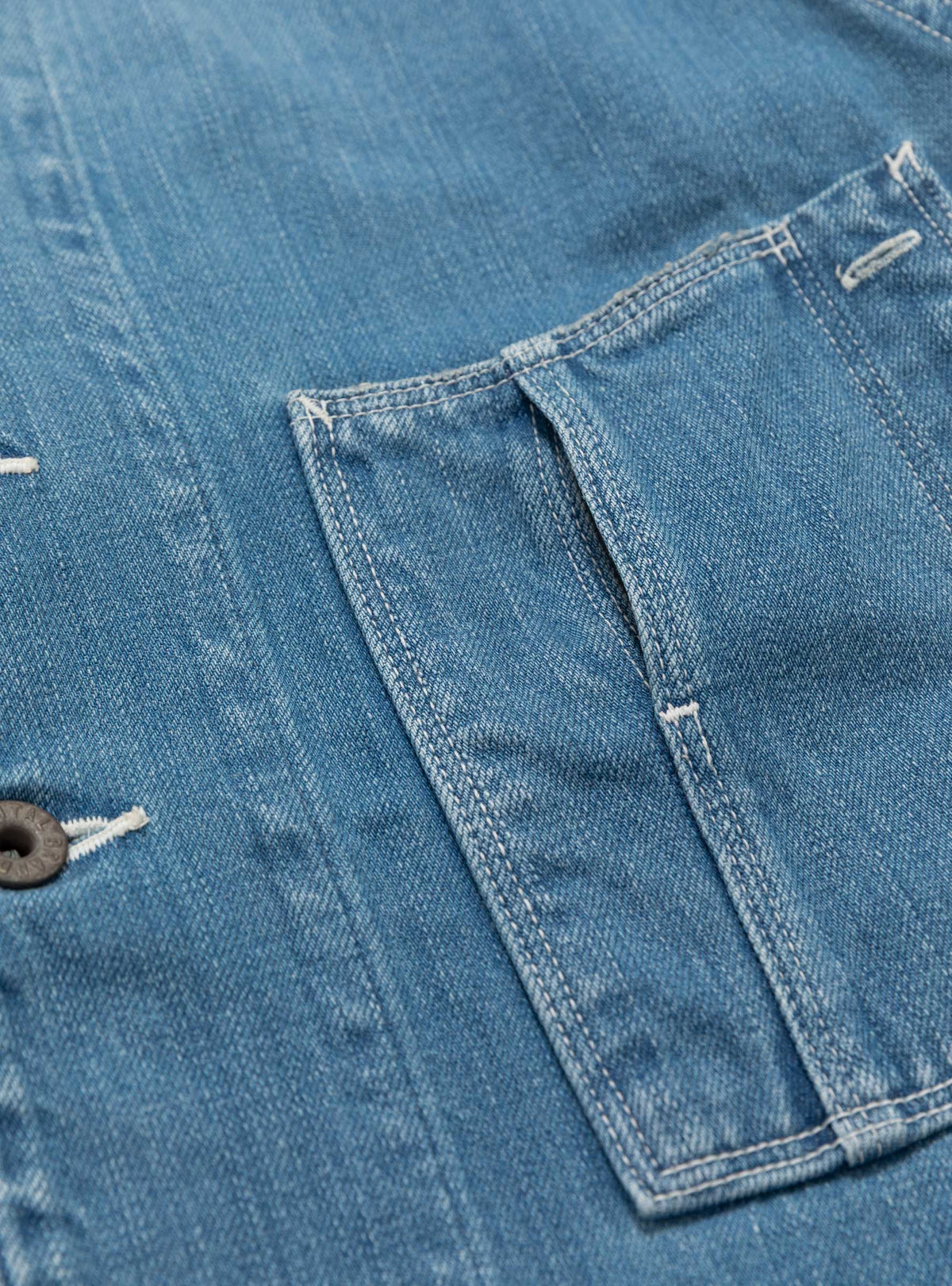 12oz Denim Cactus Coverall Midtone Blue
