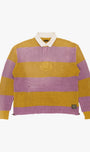 5G Cotton Knit Rugger Shirt Yellow and Pink