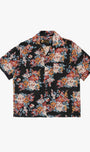 Silk Rayon Champetre Maria Wrangle Aloha Collar Black